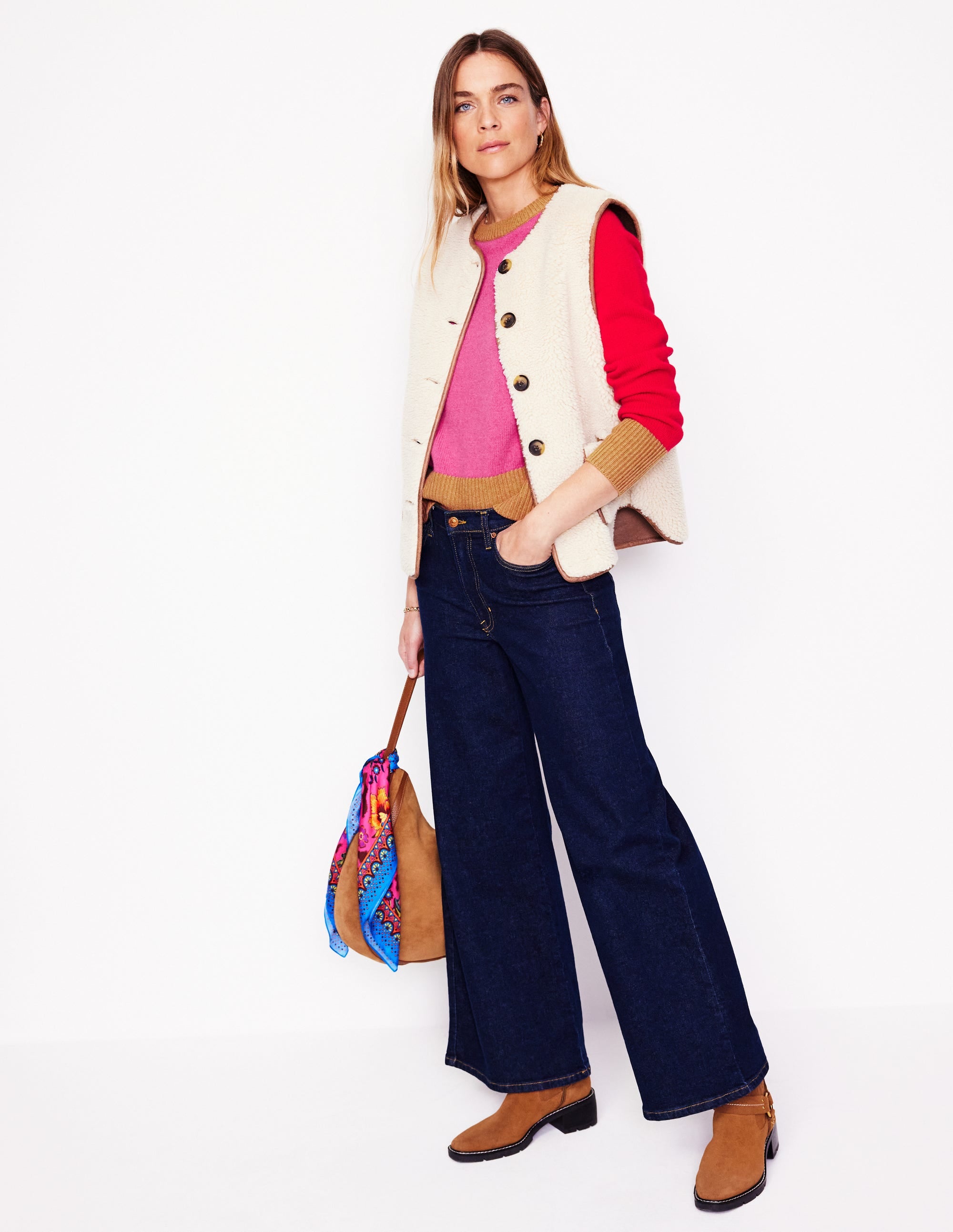  Olivia Merino Jumper-Party Pink、mySite、ashleygrahame