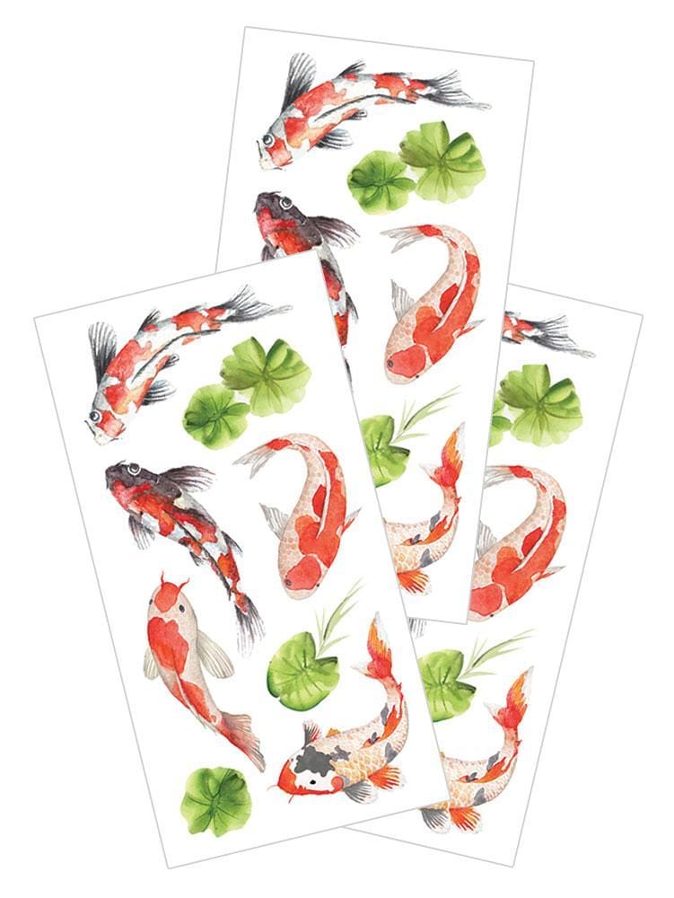  Decorative Stickers - Koi Fish、mySite、ghnorth