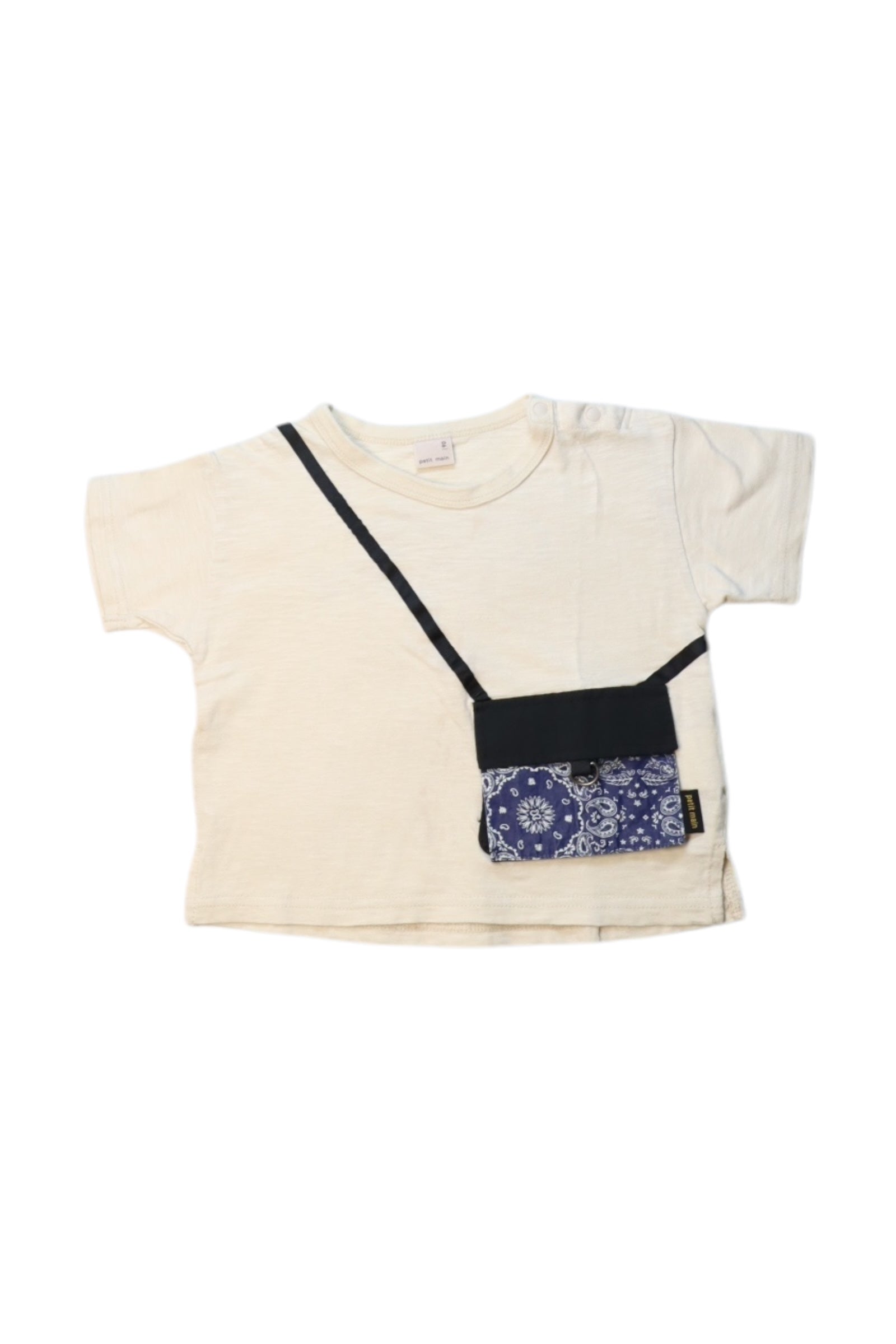 Petit Main T-Shirt With Pocket Accent 18-24M、mySite、g9winljtr