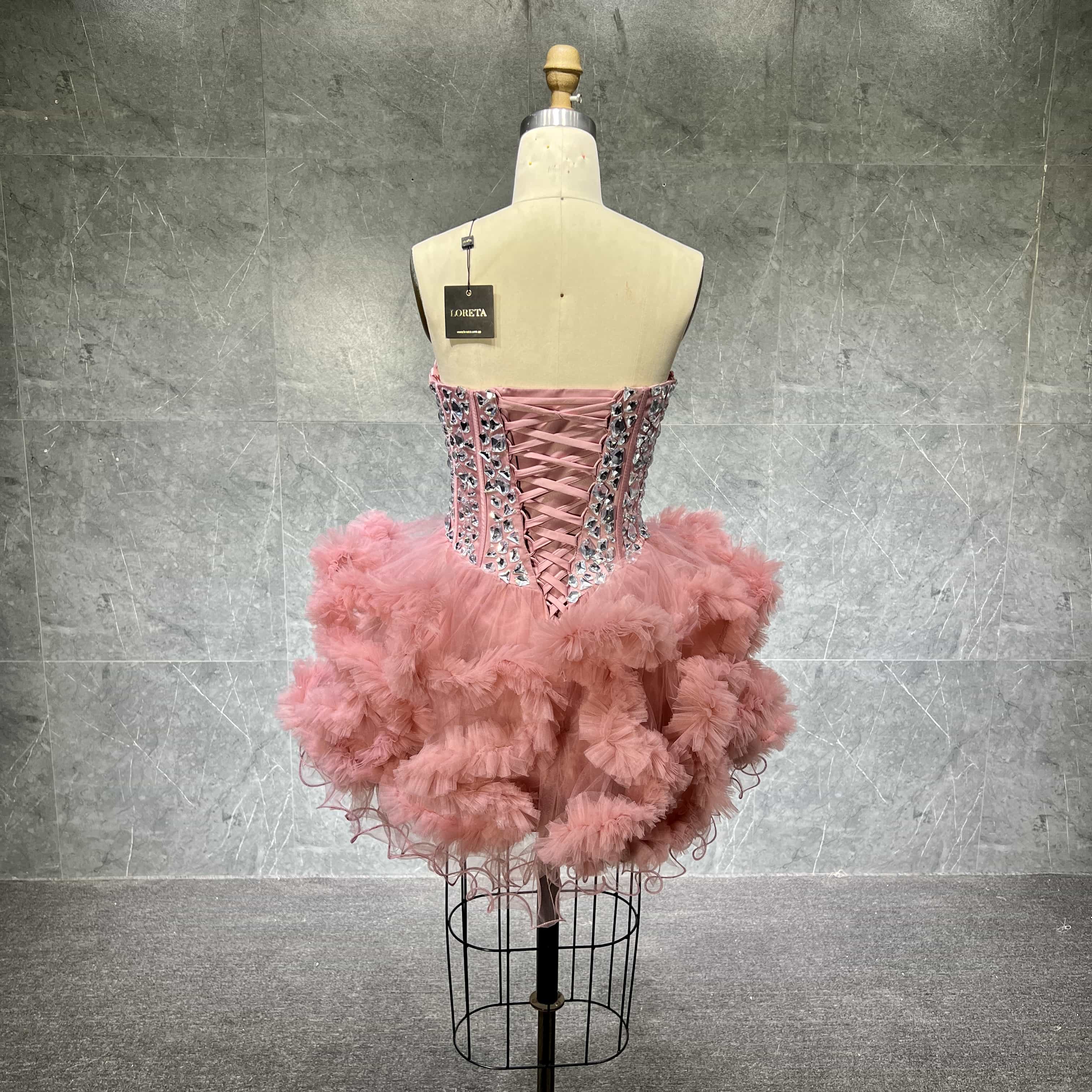  Crystalized Pink Tulle Corset Dress、mySite、merchandisen