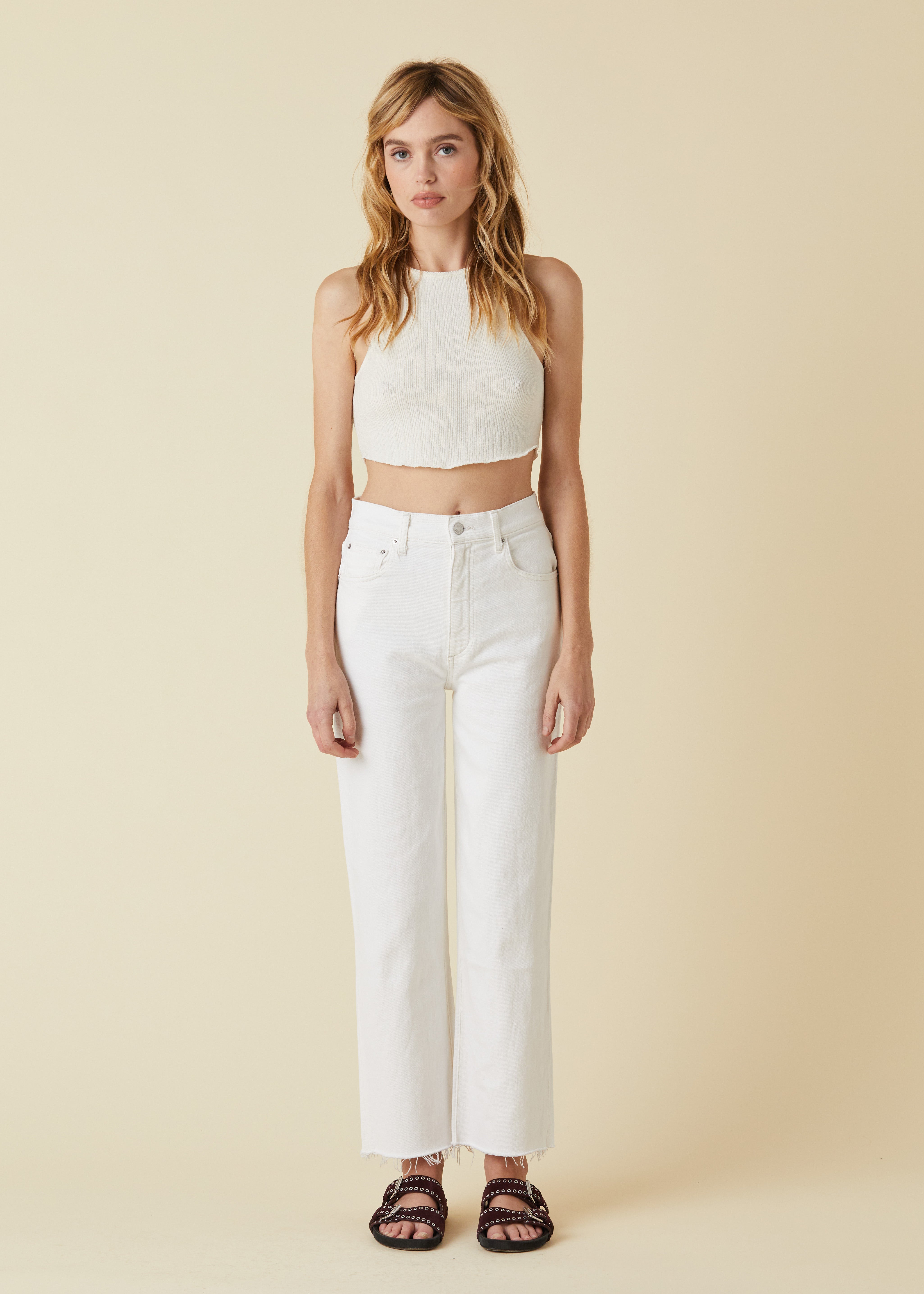 Le Jean Sabine Straight Ankle Jeans、mySite、noshort