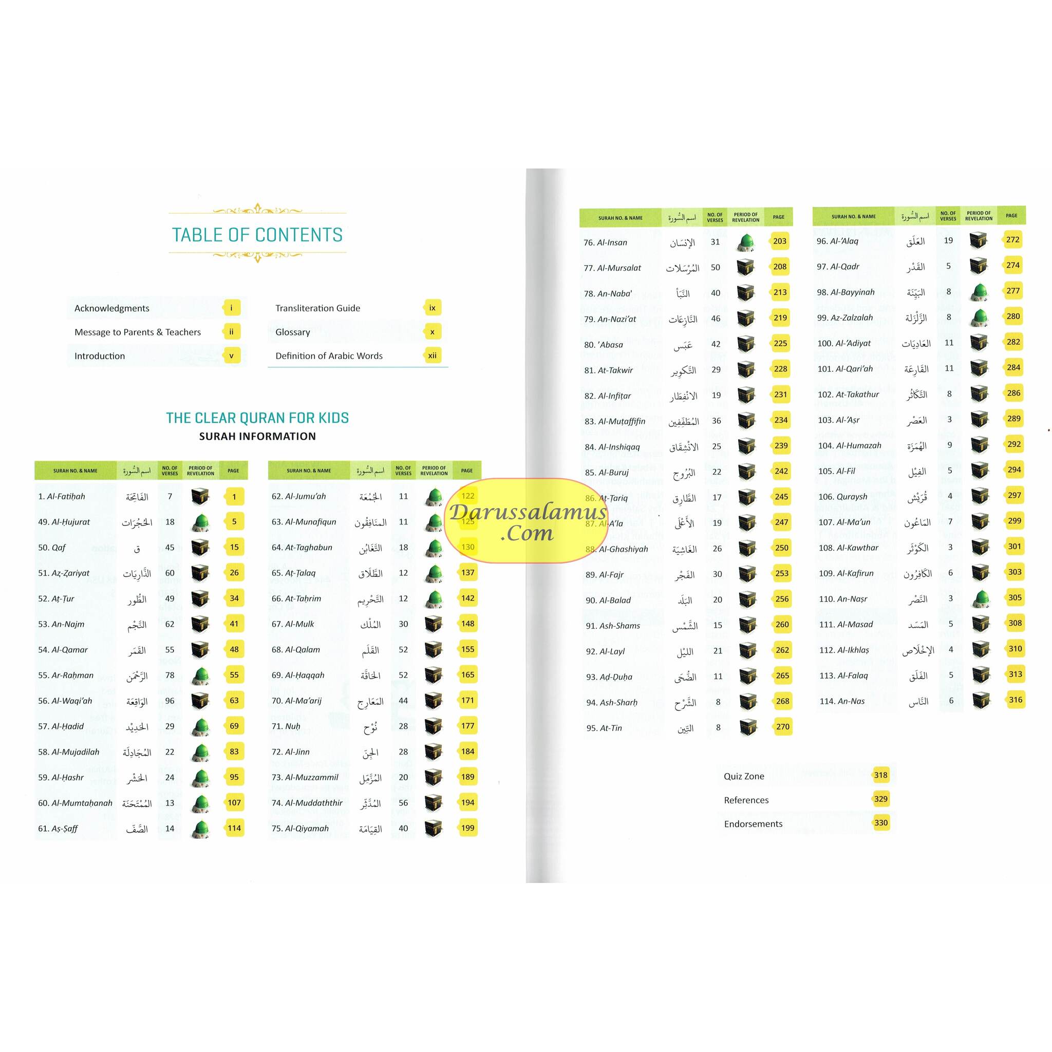 The Clear Quran: For Kids (Surah 1, and Surah 49-114) By Dr. Mustafa Khattab、mySite、topwebapps