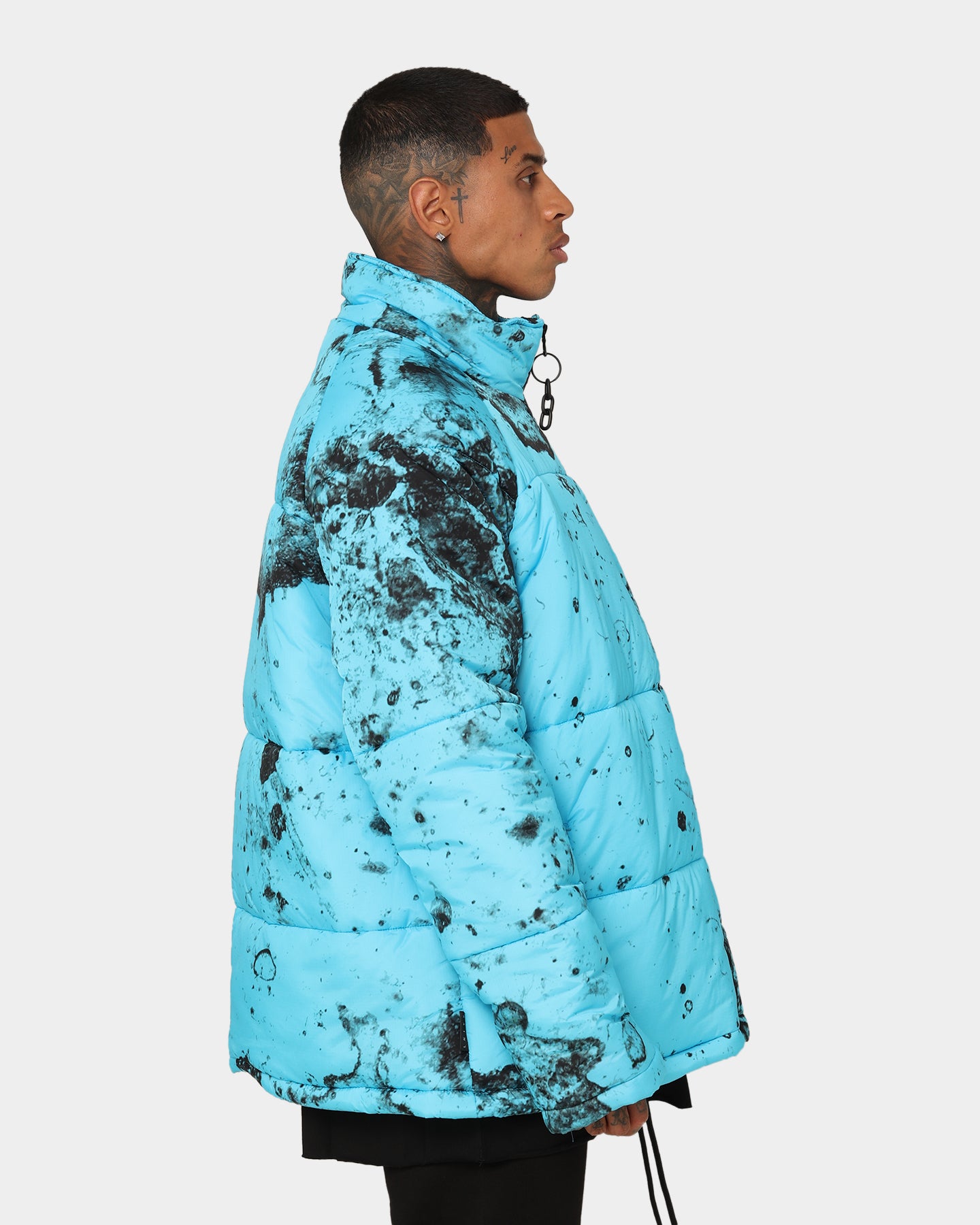 Saint Morta Acid Puffer Jacket Cyan/Black、mySite、zt4zffjzw
