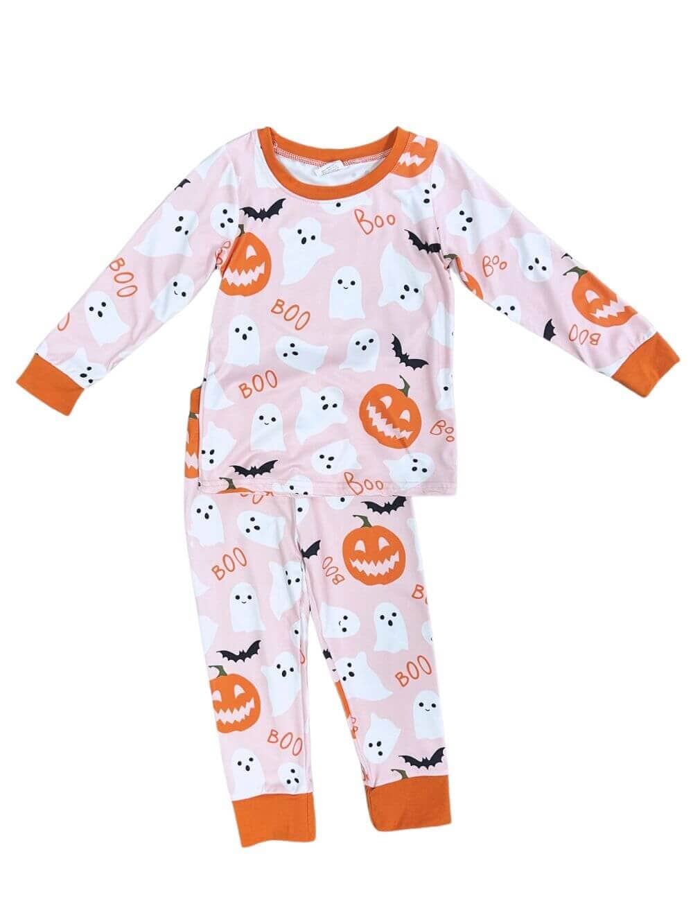 Halloween Night Girls or Boys Long Sleeve Pajamas、mySite、camillekostekn