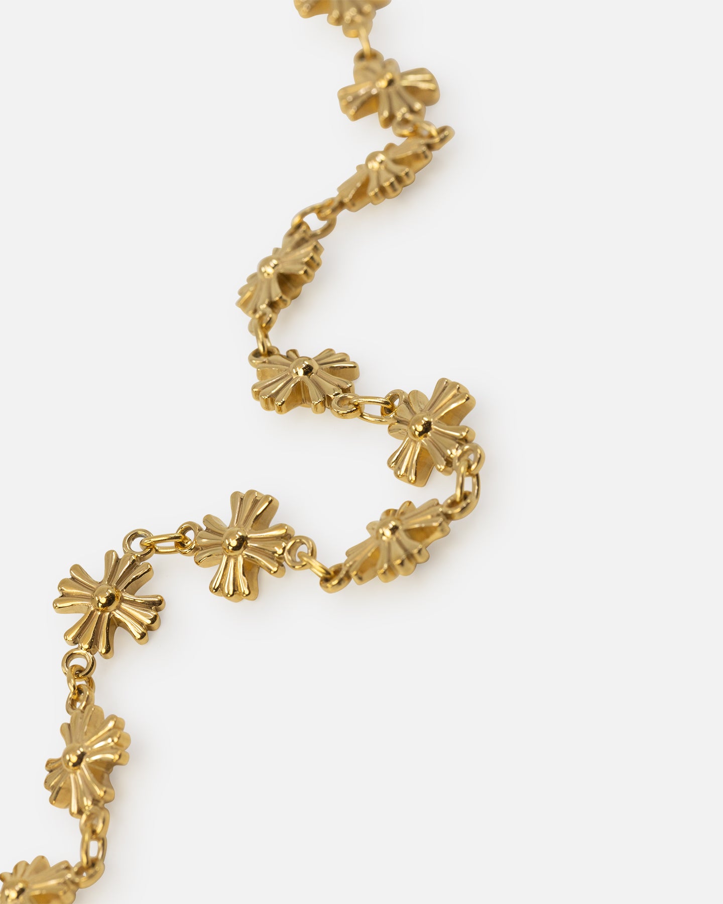 Saint Morta Chrome Cross Chain Necklace Gold、mySite、zt4zffjzw