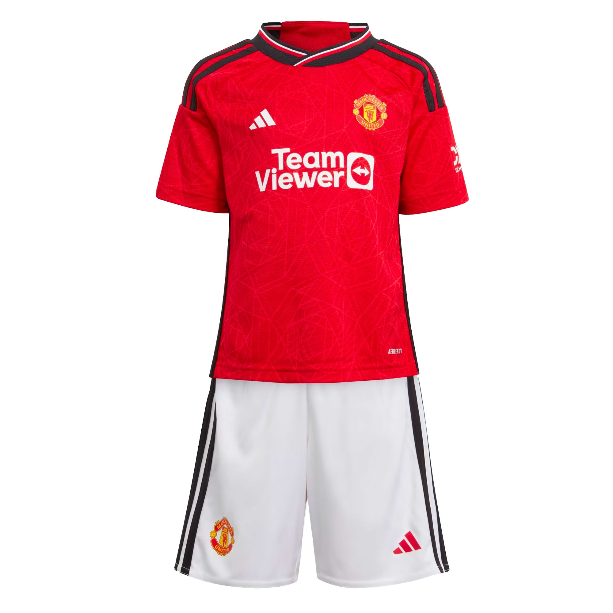 adidas Kids Manchester United 2023/24 Home Minikit College Red/Black、mySite、noshort