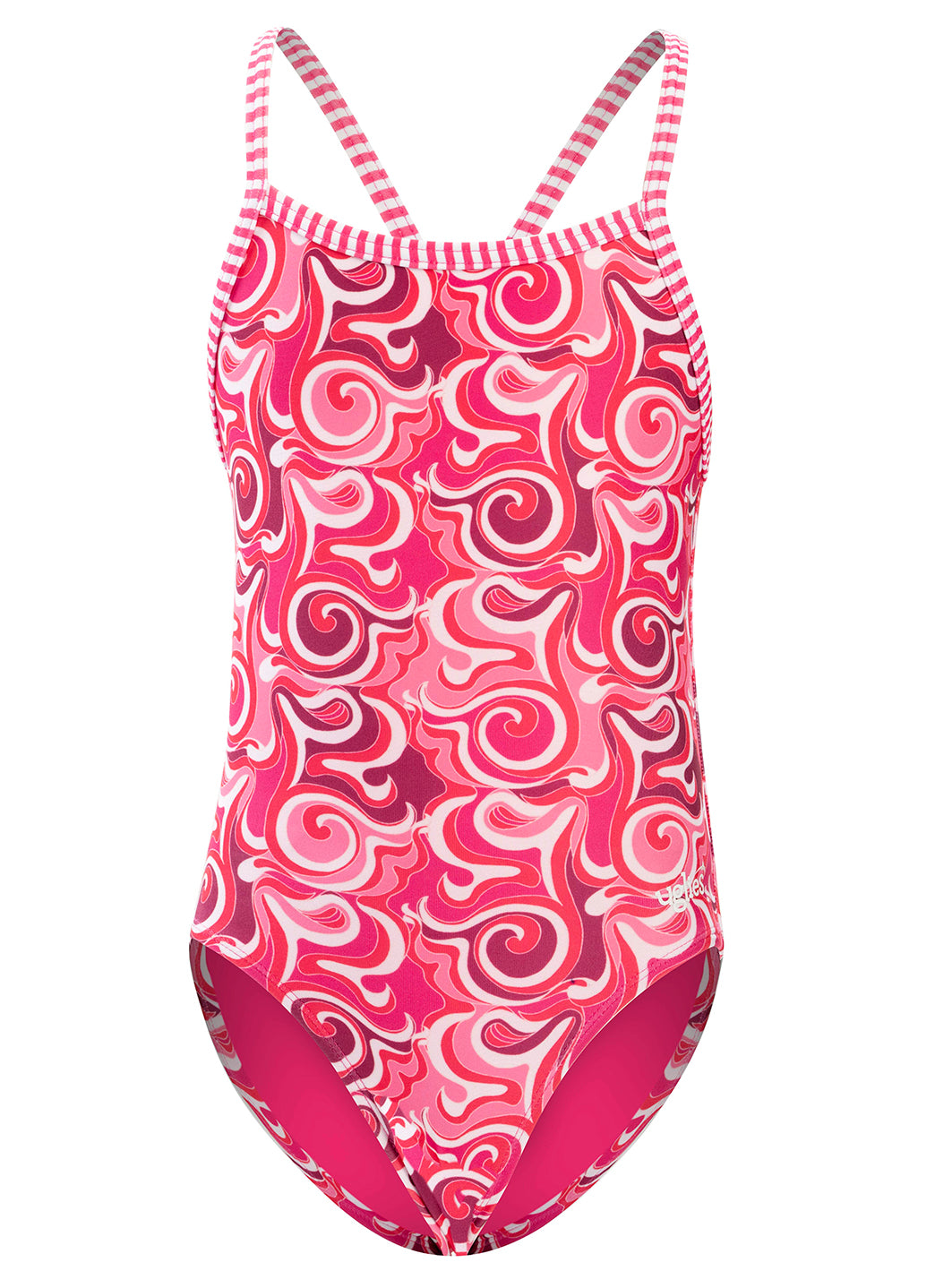 Dolfin Uglies Girls' Cascade Print One Piece Swimsuit (Big Kid)、mySite、noshort