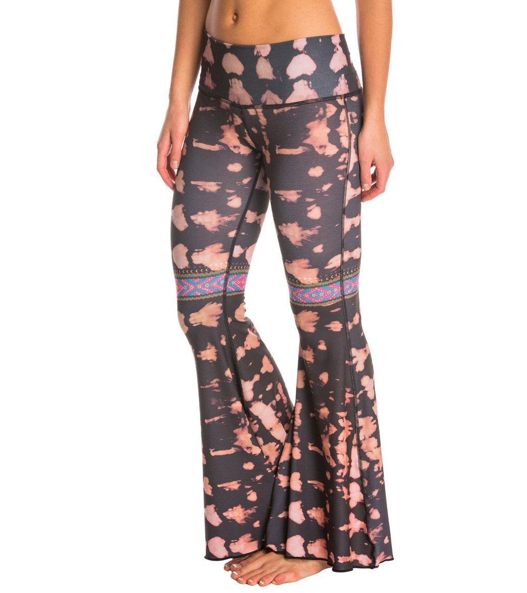 Teeki Cusco Rambler Bell Bottom Yoga Pants、mySite、noshort