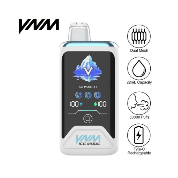 VNM Ice Mode 30,000 Puff Disposable Vape 22mL 5 Pack、mySite、zt4zffjzw