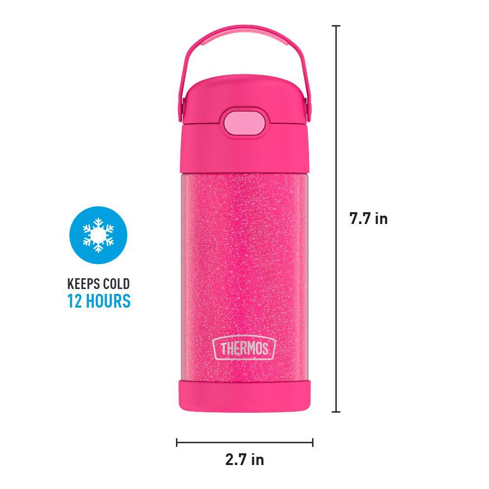 12oz FUNTAINER® WATER BOTTLE GLITTER、mySite、noshort