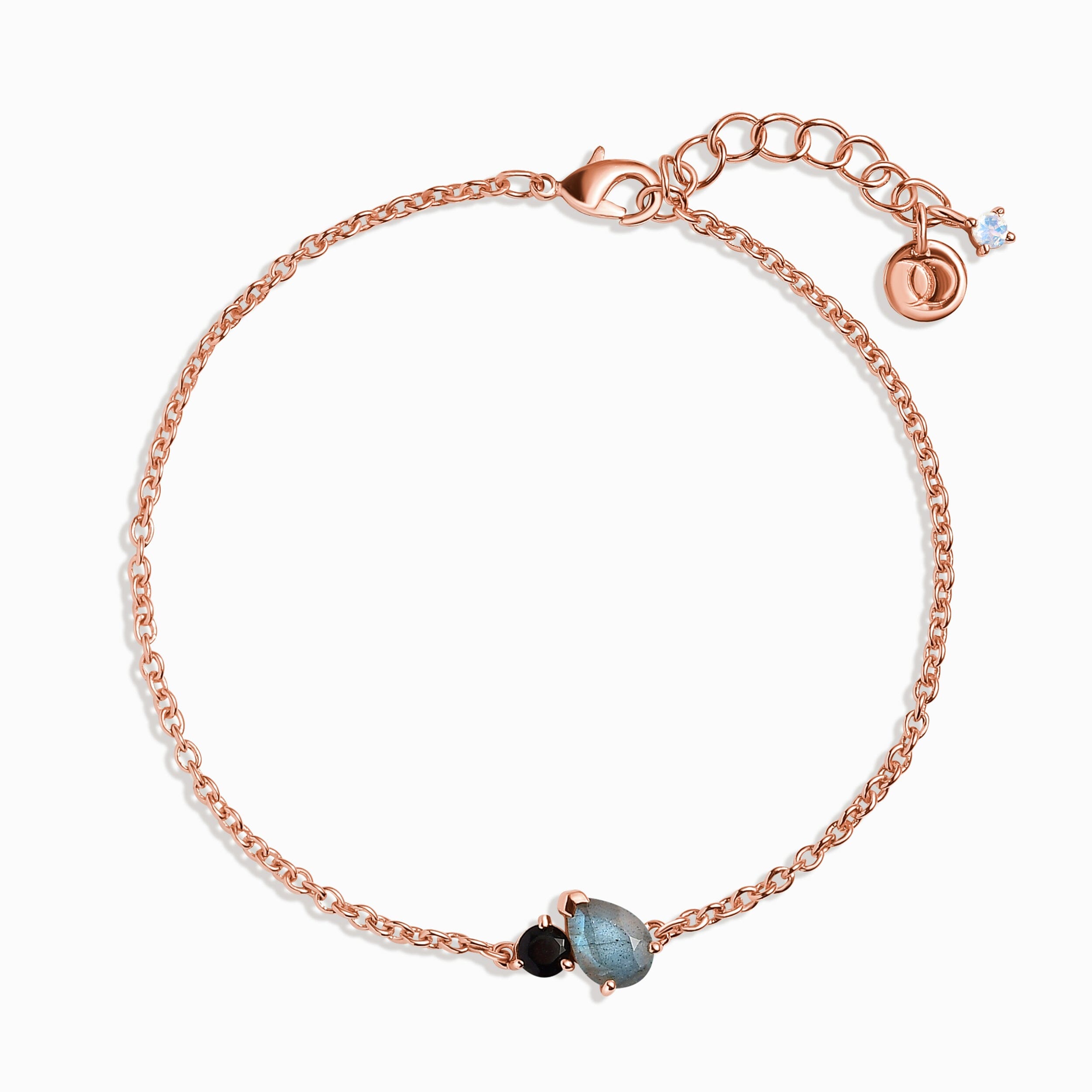 Labradorite & Black Obsidian - Toi Et Moi Bracelet、mySite、hinf8tx79