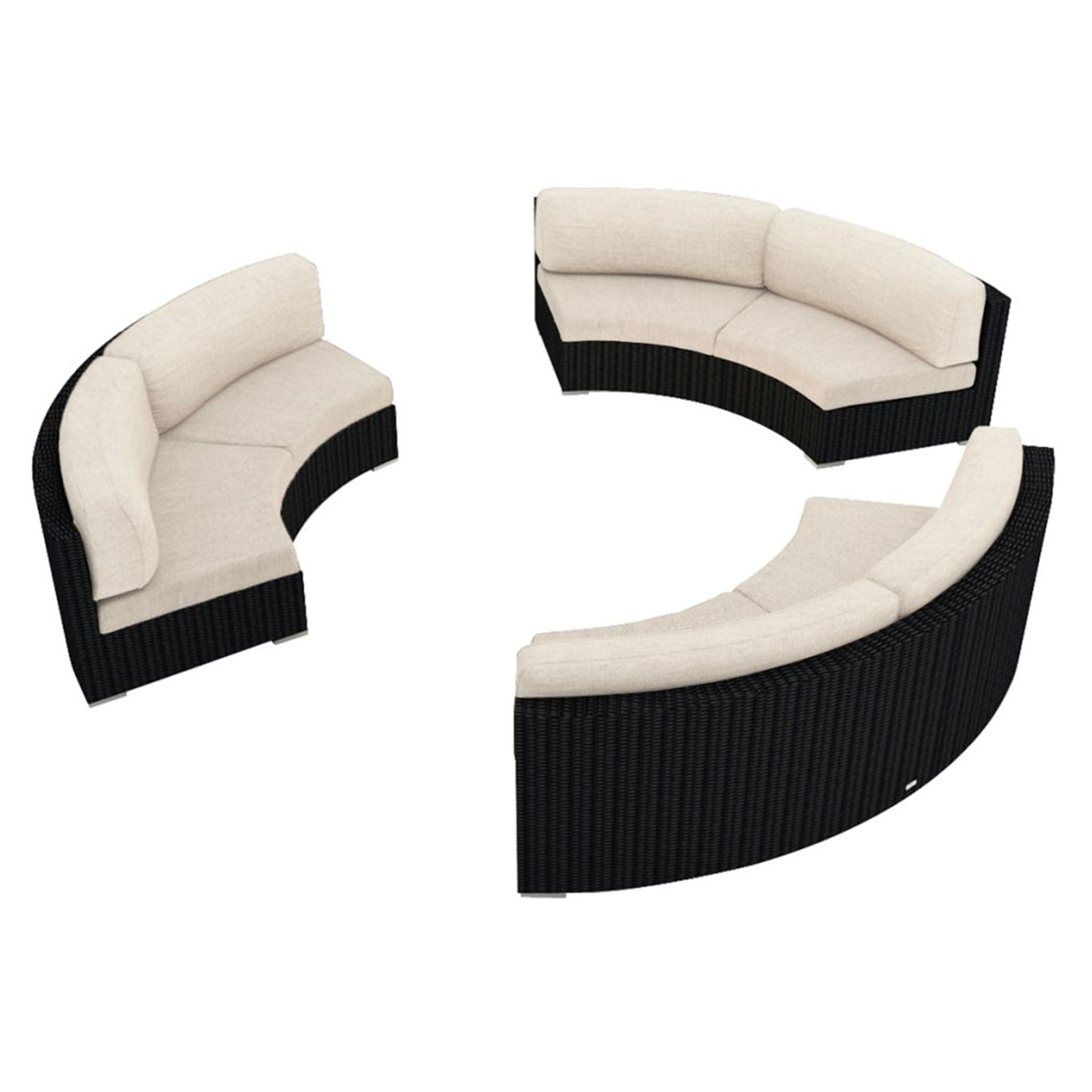 Urbana 3 Piece Curve Sectional Set、mySite、neckold