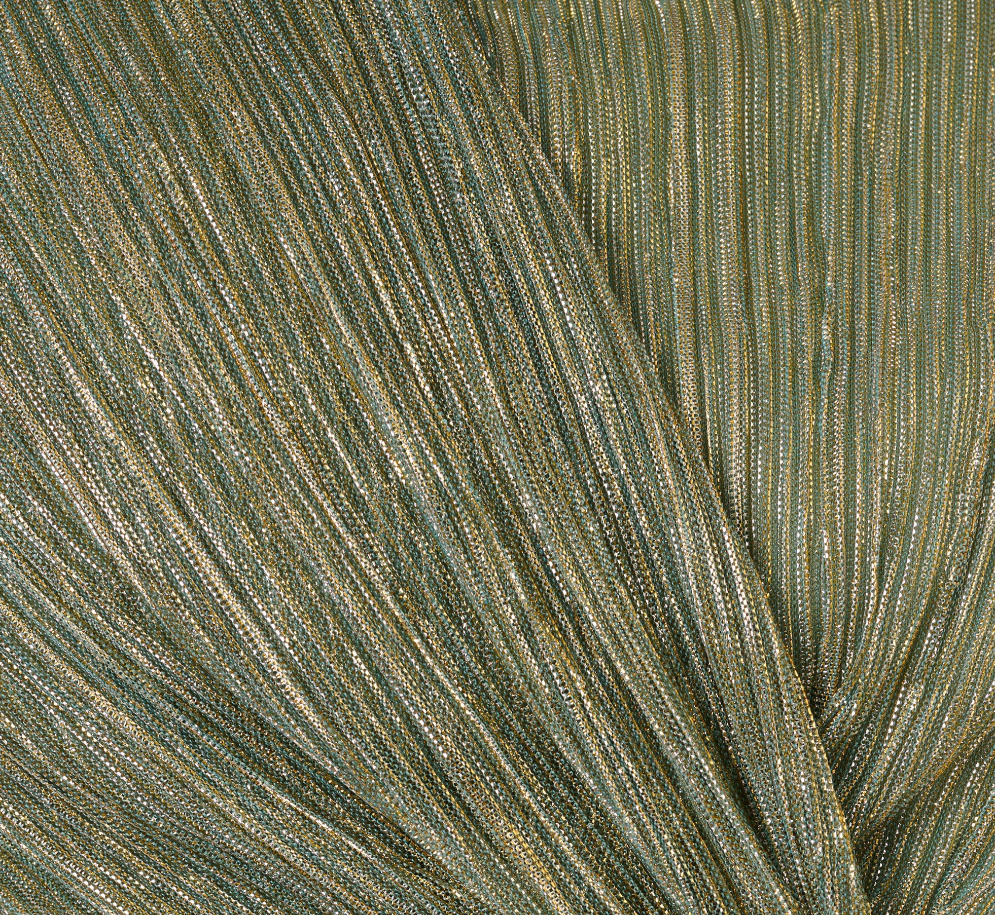 Stardust Pleated Draped One Shoulder Gown In Green Slate、mySite、solidvoid