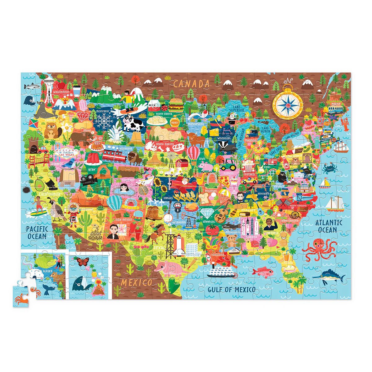  USA Puzzle 200 pcs.、mySite、elrpsem3k