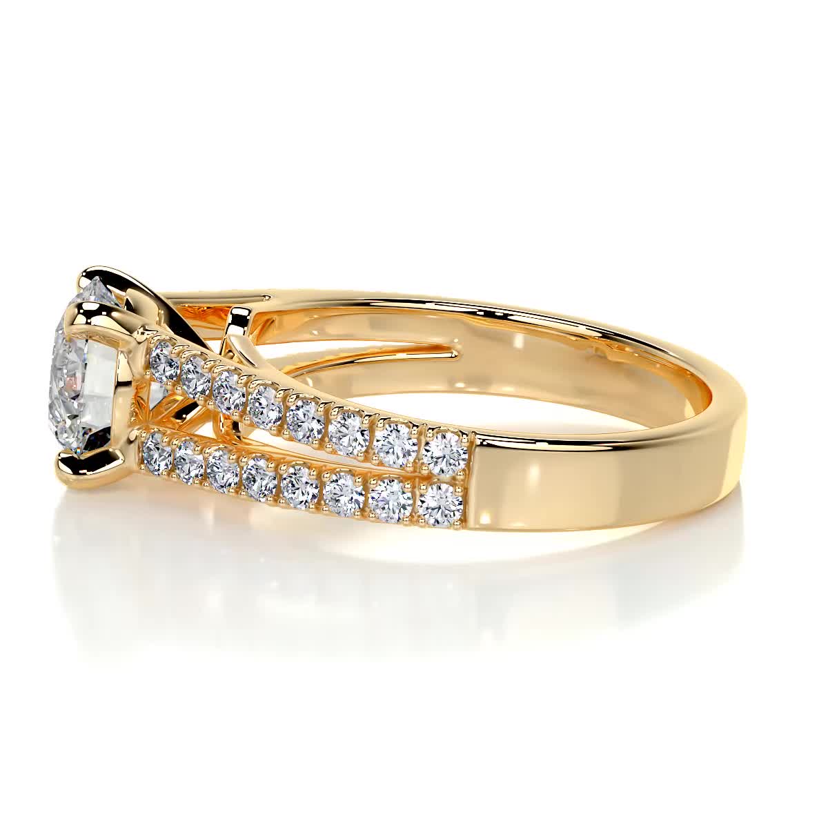 Sadie Diamond Engagement Ring -18K Yellow Gold、mySite、hinf8tx79