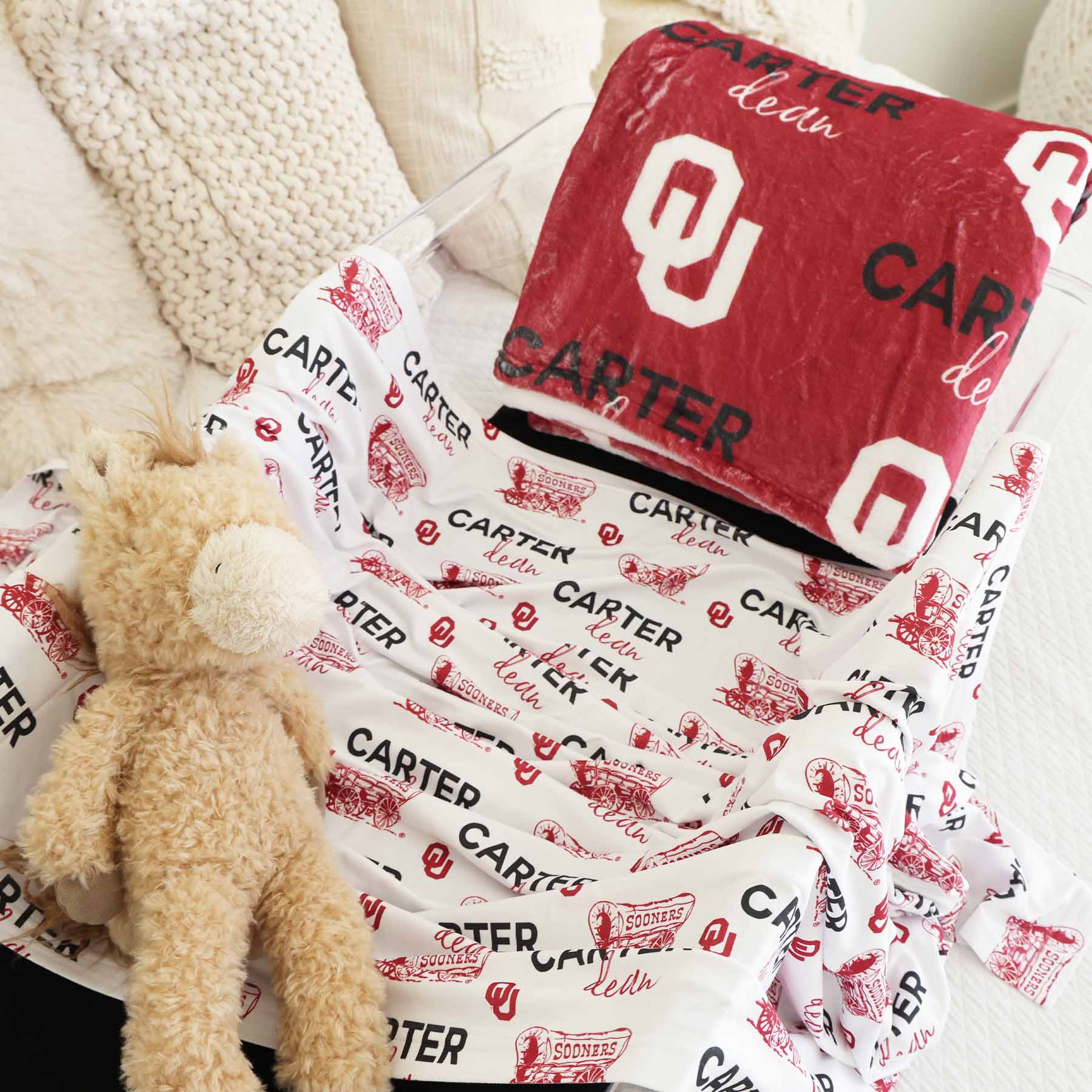  University of Oklahoma | OU Personalized Kids Blanket、mySite、layawaytickets