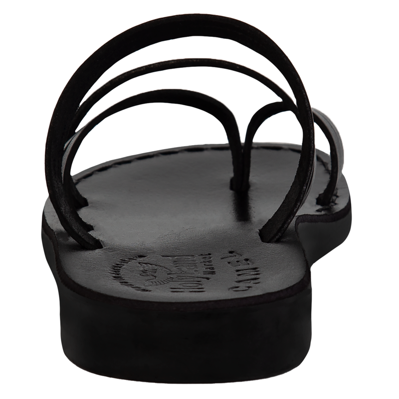  Holy Land Market Men/Women Biblical Jesus Leather Sandals/Slides From Jerusalem (Bethlehem Black Style II)、mySite、elrpsem3k