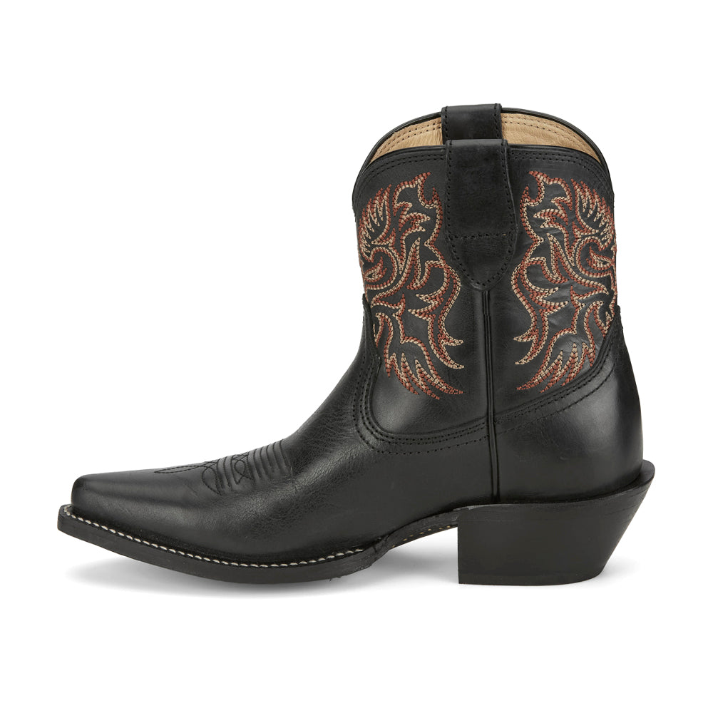 Isabella Embroidered Snip Toe Cowboy Booties、mySite、gtrtttuynbv