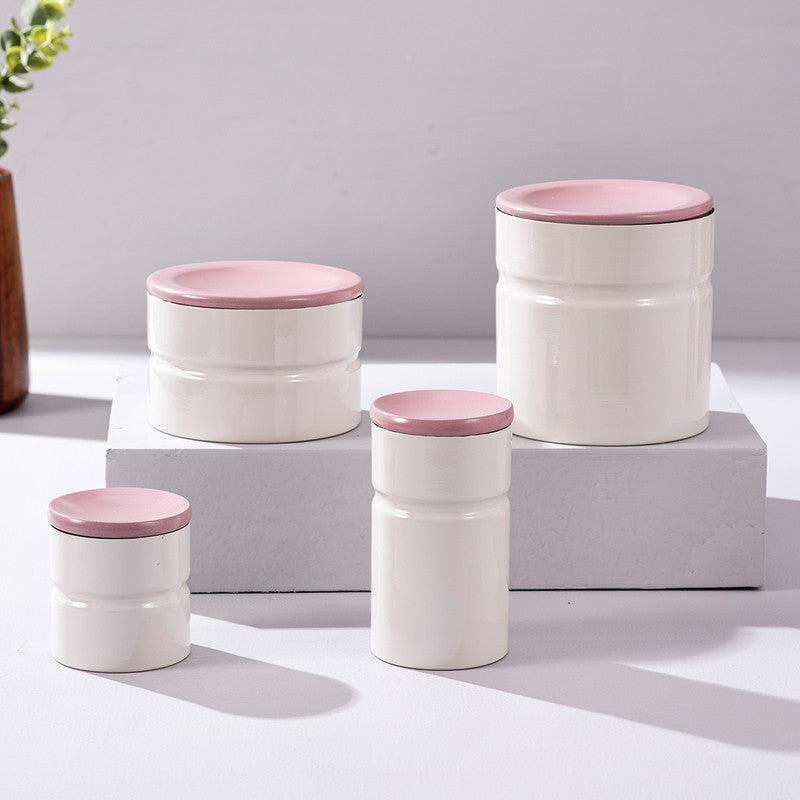 Stainless Steel Jar Set | Multicolour | Set of 4、mySite、camillekostekn