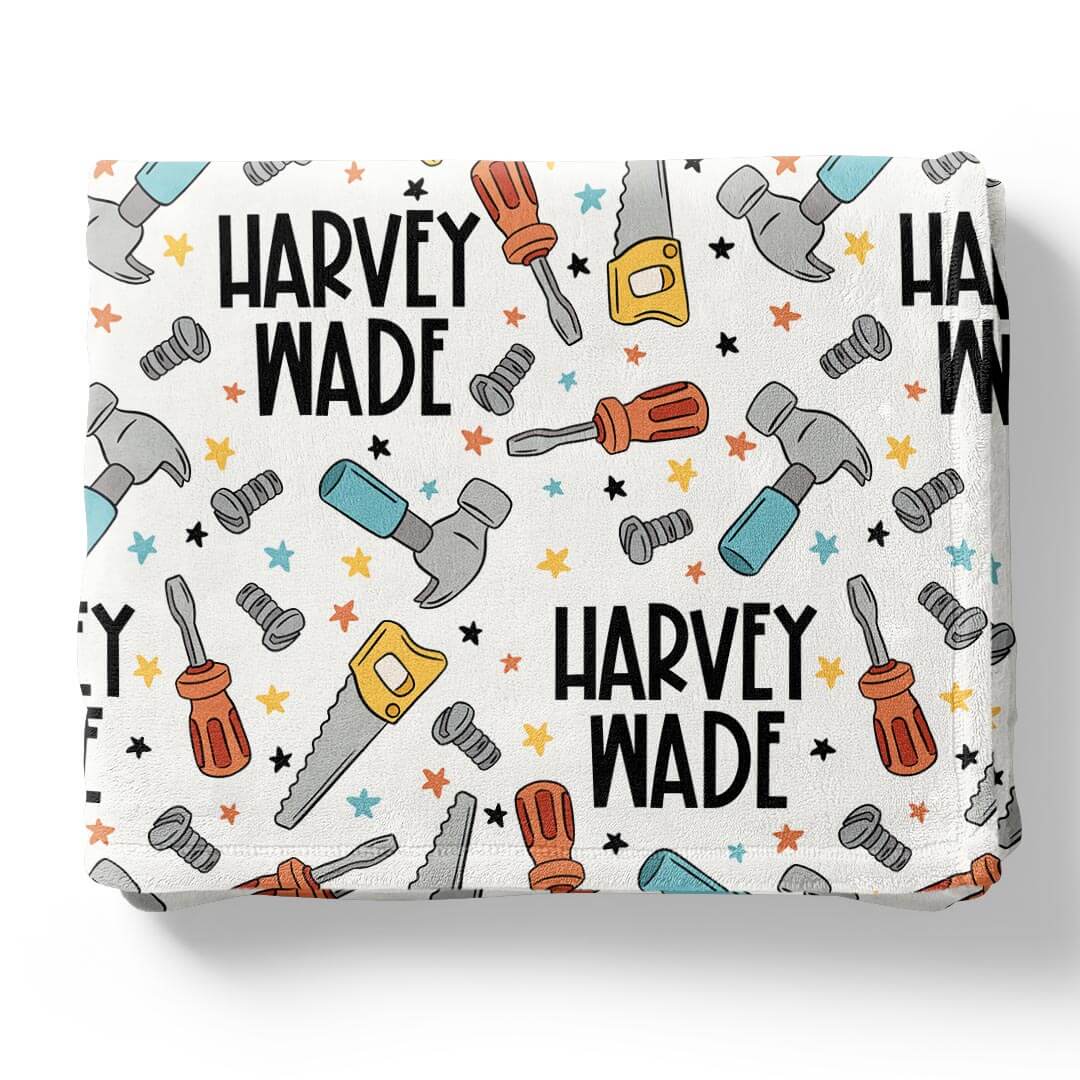  Hammer Time Personalized Kids Blanket、mySite、layawaytickets