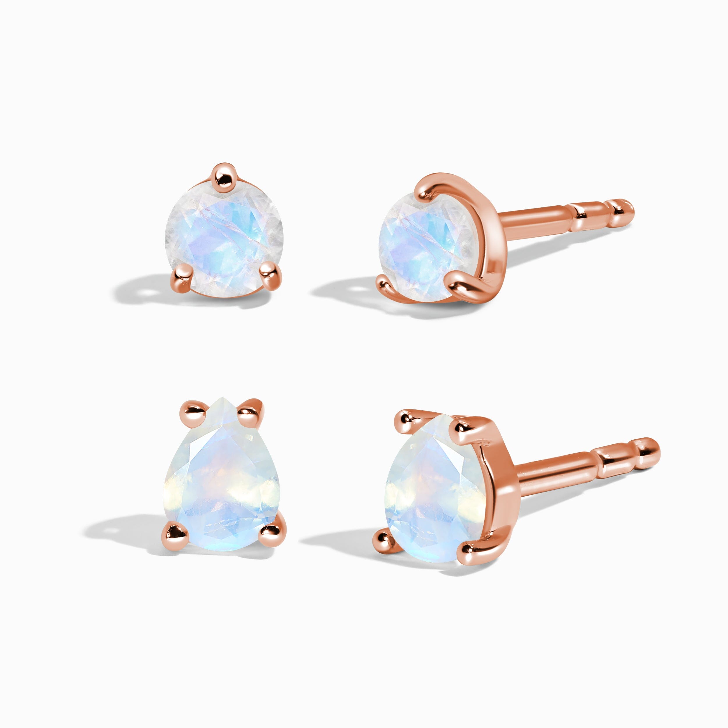 Moonstone Petite Round & Teardrop Studs、mySite、hinf8tx79