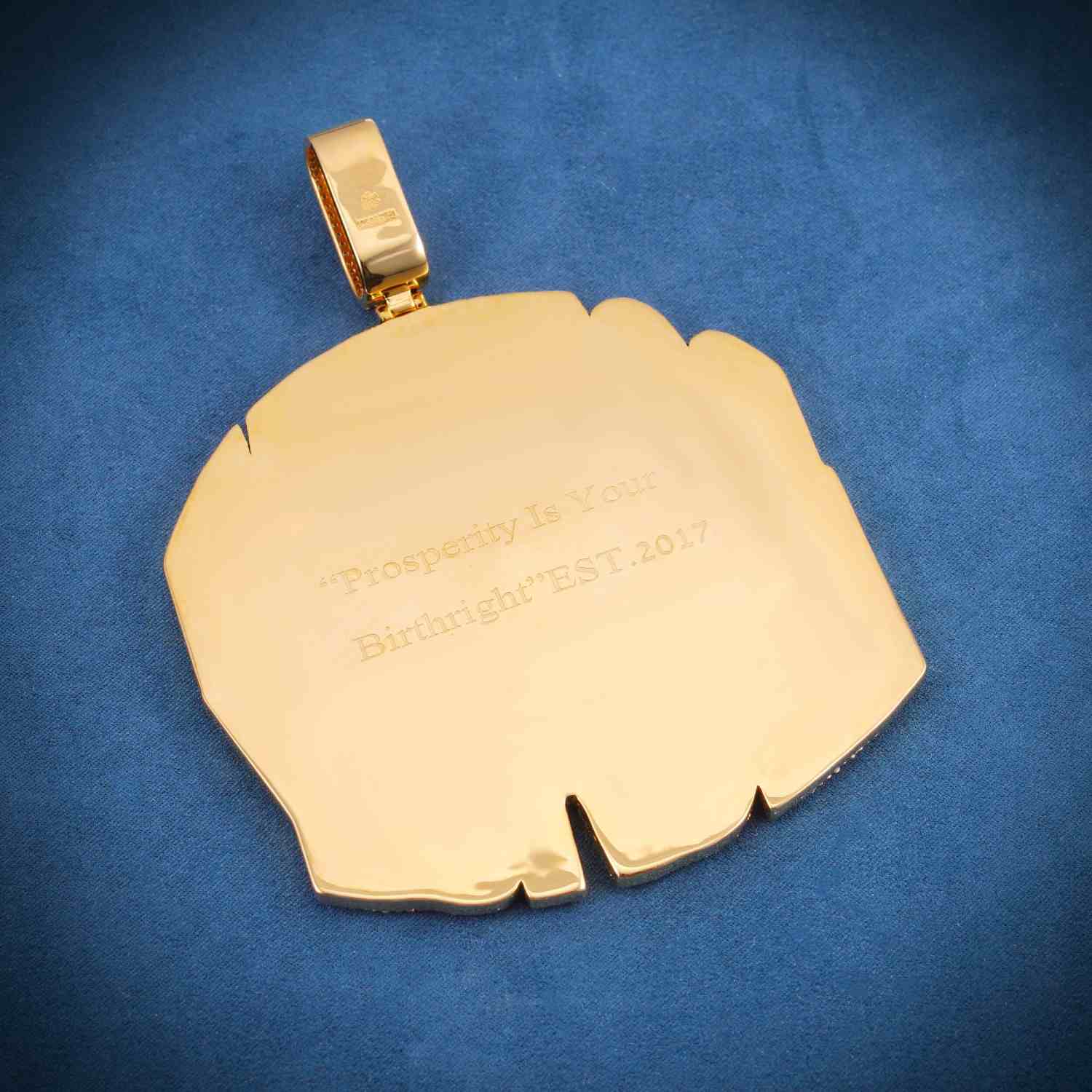 DON KILAM LEGACY Custom Moissanite Pendant 14k Gold、mySite、hinf8tx79