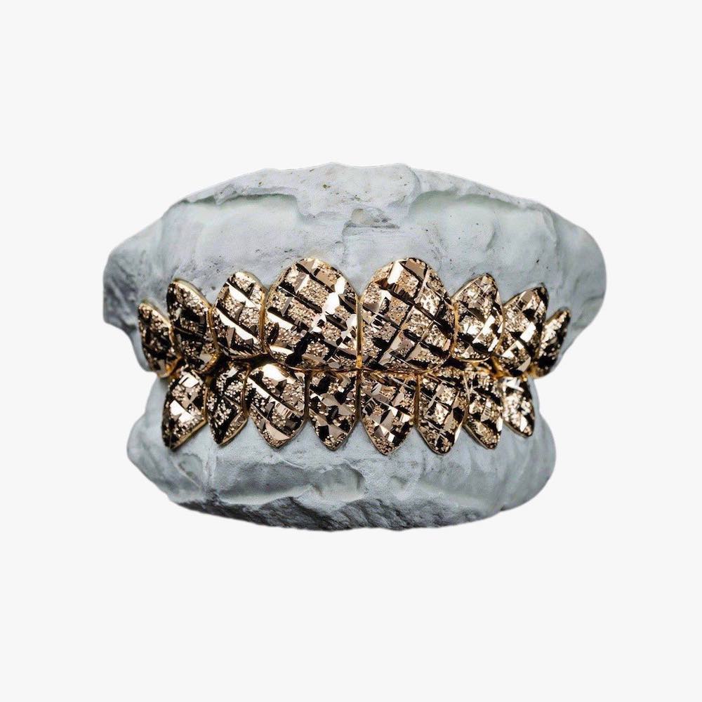 14K Yellow Gold Diamond Cut Grillz、mySite、hinf8tx79