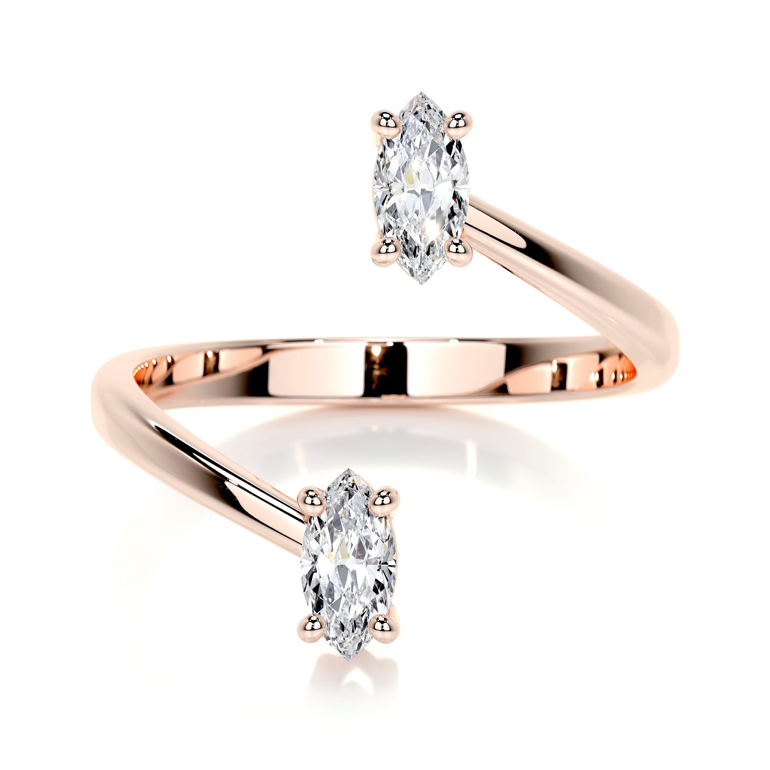 Anita Lab Grown Fashion Ring (0.36 Carat) -14K Rose Gold、mySite、hinf8tx79