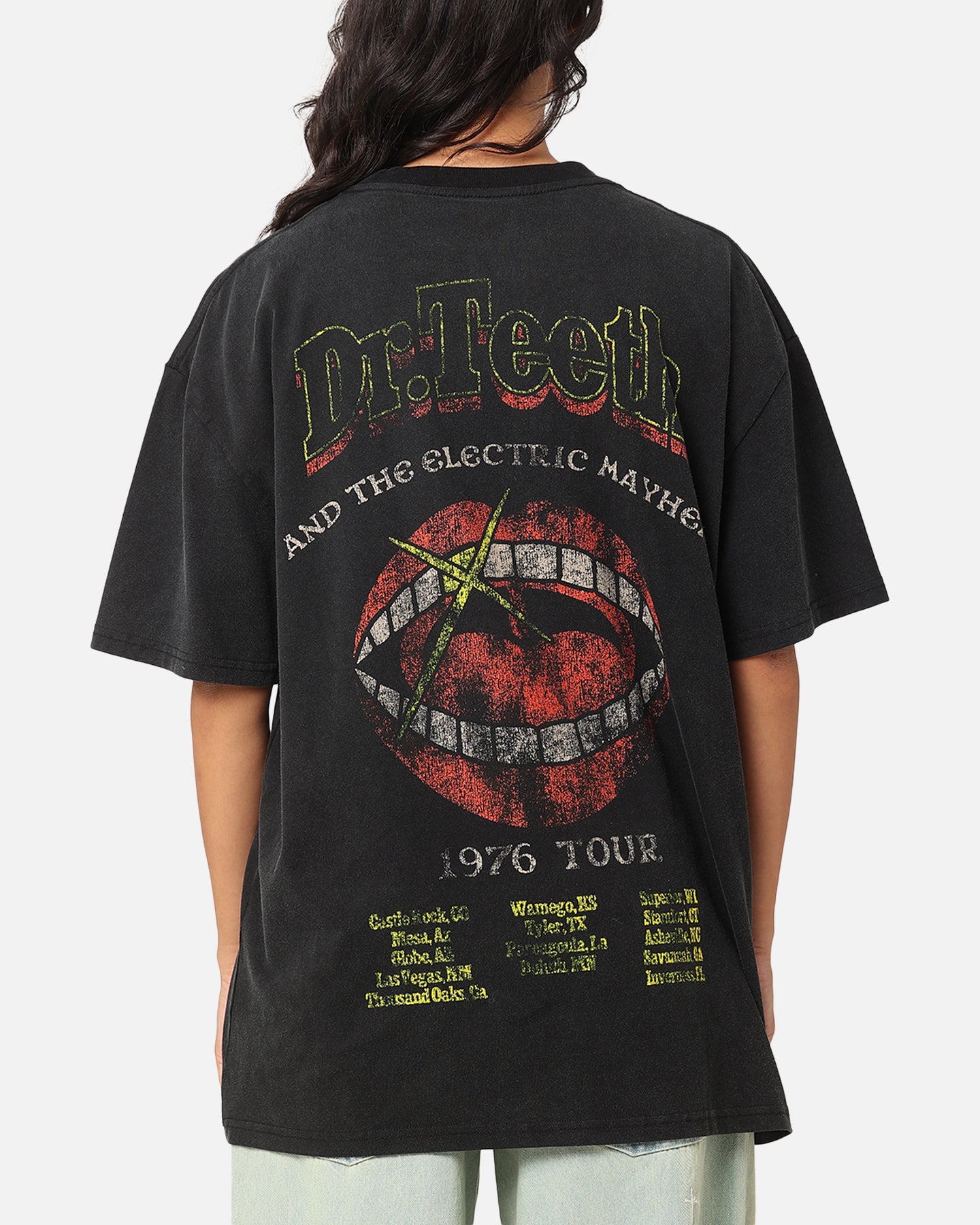 American Thrift Disney The Muppets Animal Heavy T-Shirt Vintage Black、mySite、zt4zffjzw