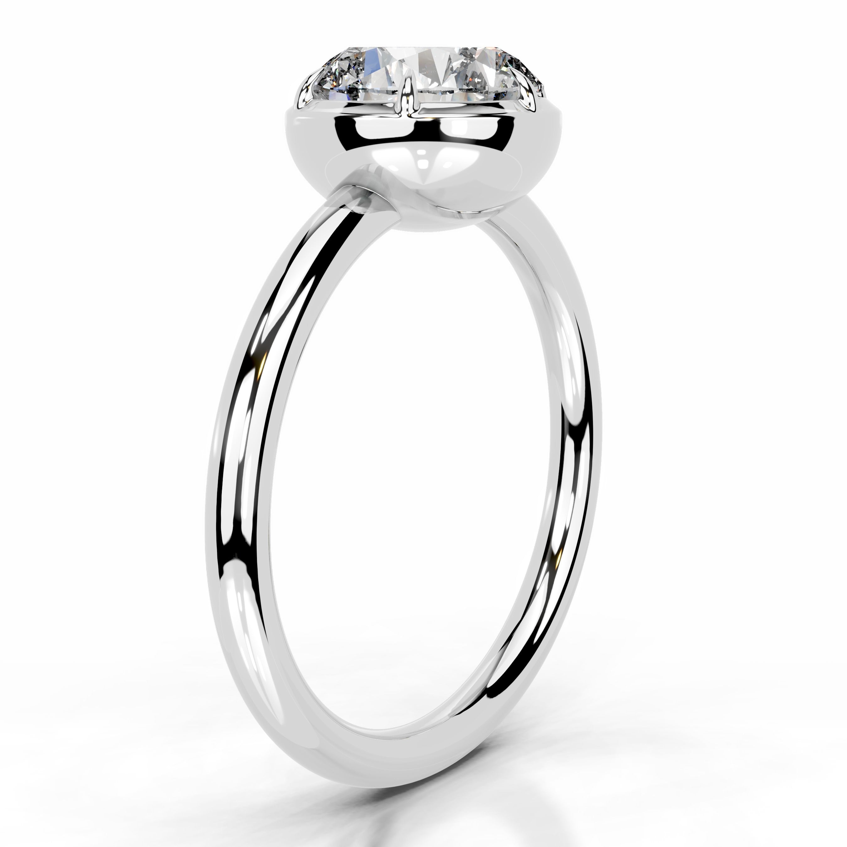 Narcisa Round Diamond Engagement Ring - 14K White Gold、mySite、hinf8tx79