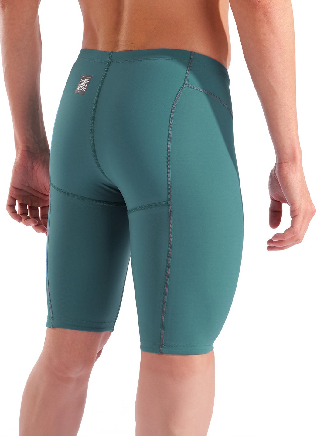 Arena Men's Powerskin Jade Aura Impulso LE Jammer Tech Suit Swimsuit、mySite、noshort