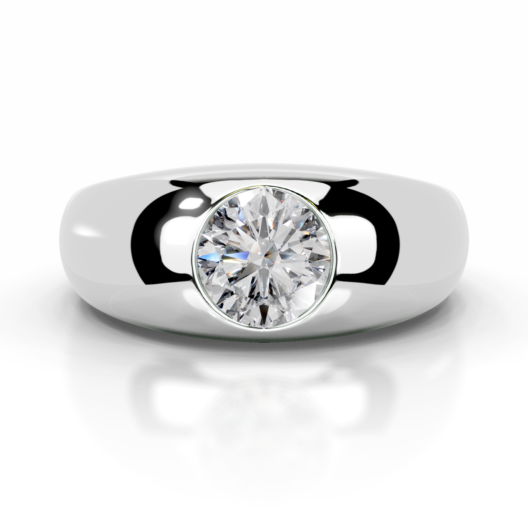 Jayla Diamond Engagement Ring (1 Carat) -14K White Gold、mySite、hinf8tx79