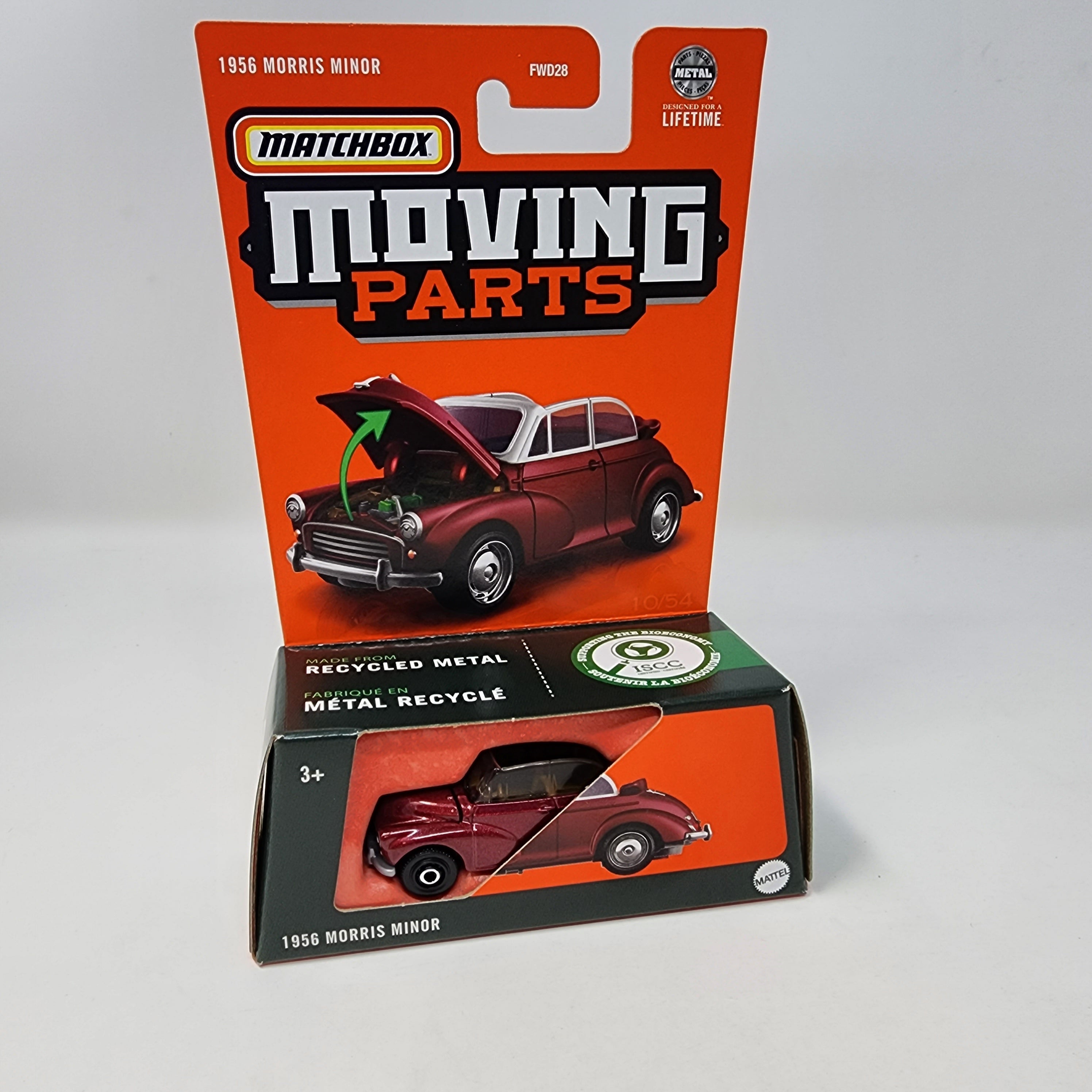 1956 Morris Minor * Burgundy * 2024 Matchbox Moving Parts Case Q、mySite、hgirdovlk