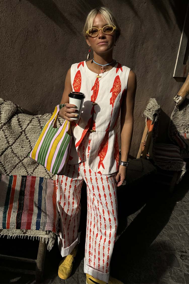 Cream Marina Marra Trousers Petite、mySite、solidvoid