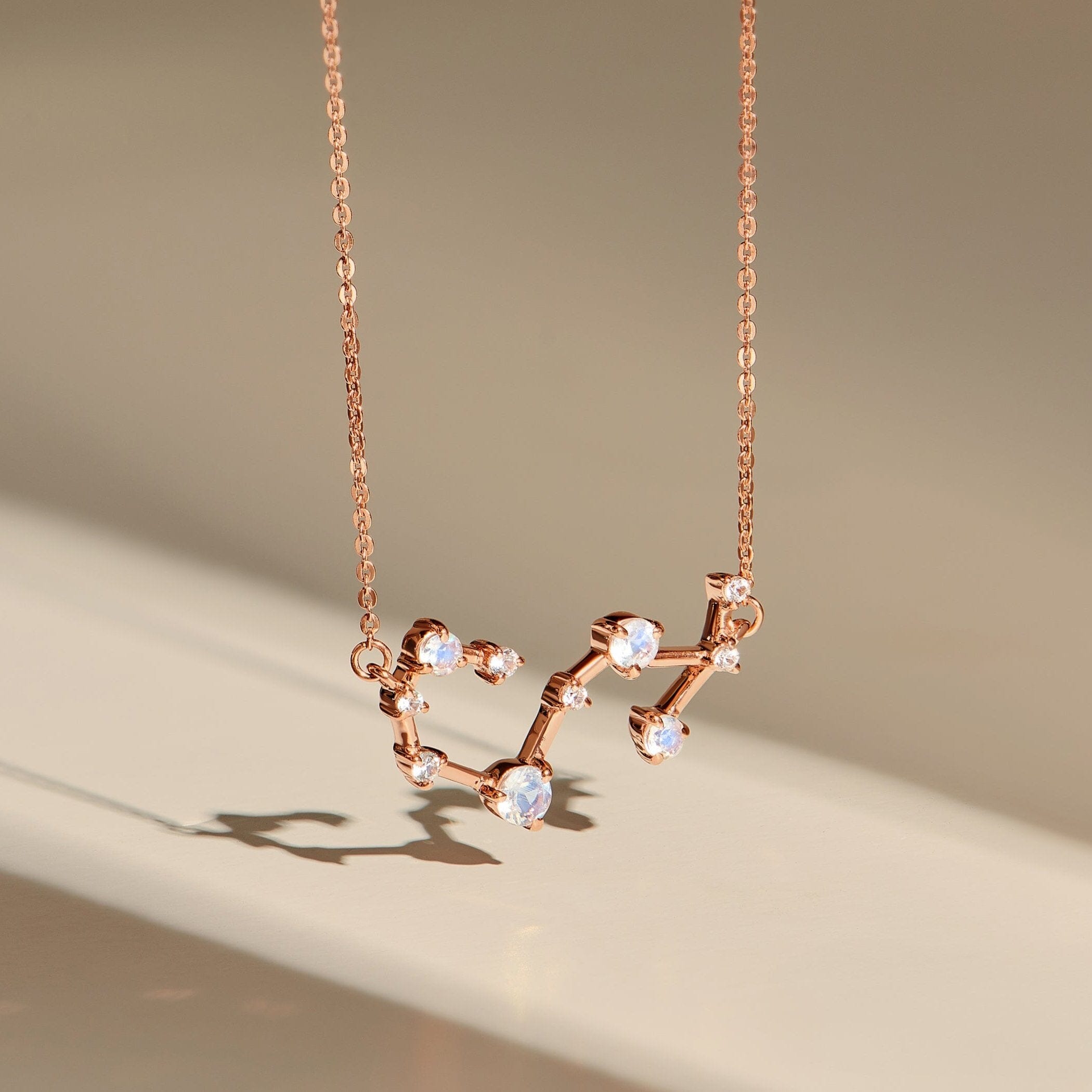 Moonstone Necklace - Scorpio Zodiac Constellation、mySite、hinf8tx79