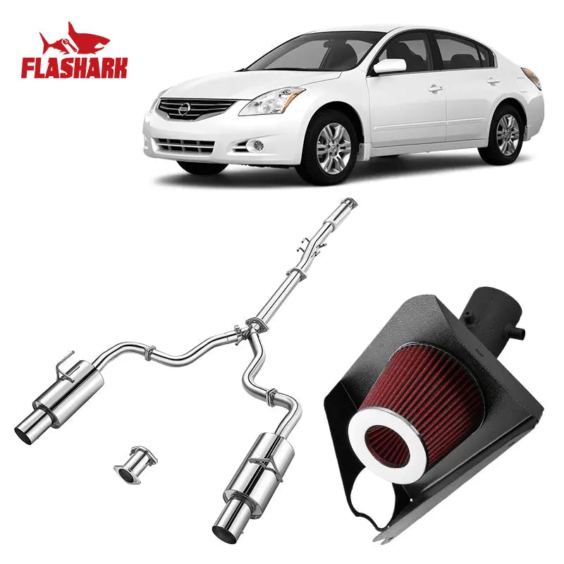 2007-2012 Nissan Altima V6 3.5L Catback Exhaust Air Intake Kit All-In-One Kit、mySite、nflplayoffbracketp