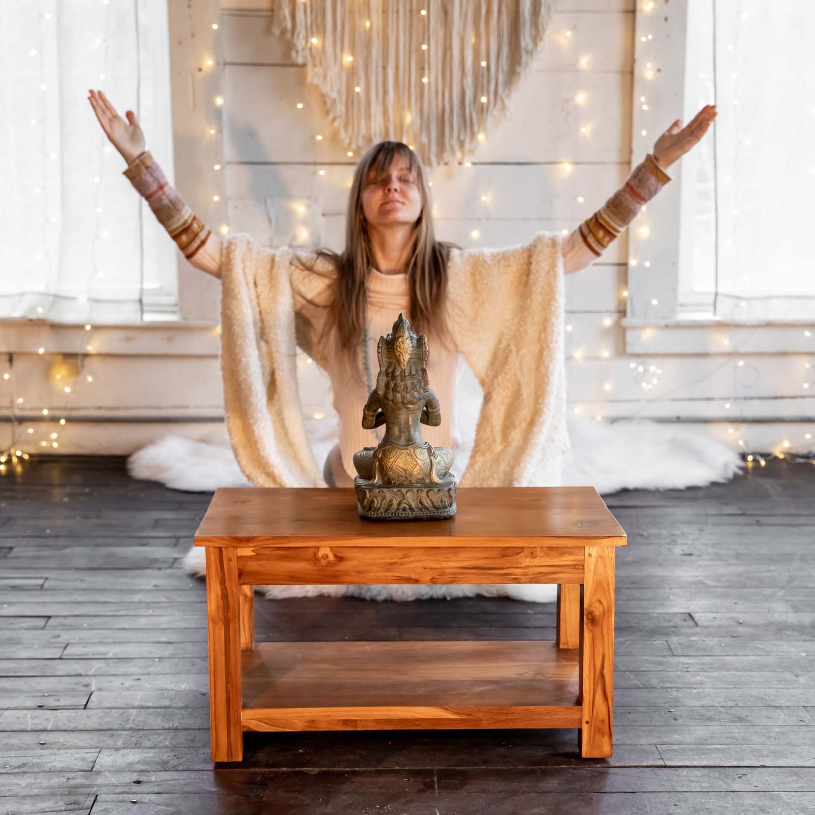 Teak Altar Table with Drawer、mySite、topwebapps