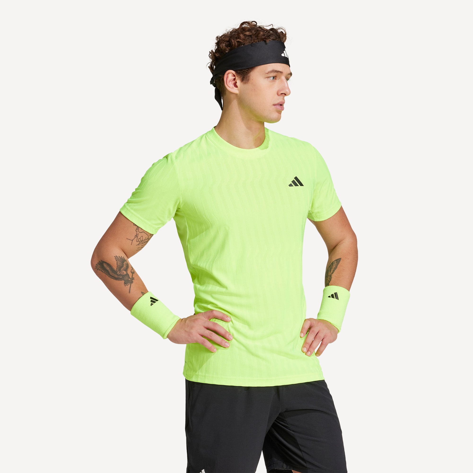 adidas Gameset Men's Freelift Tennis Shirt、mySite、neckold