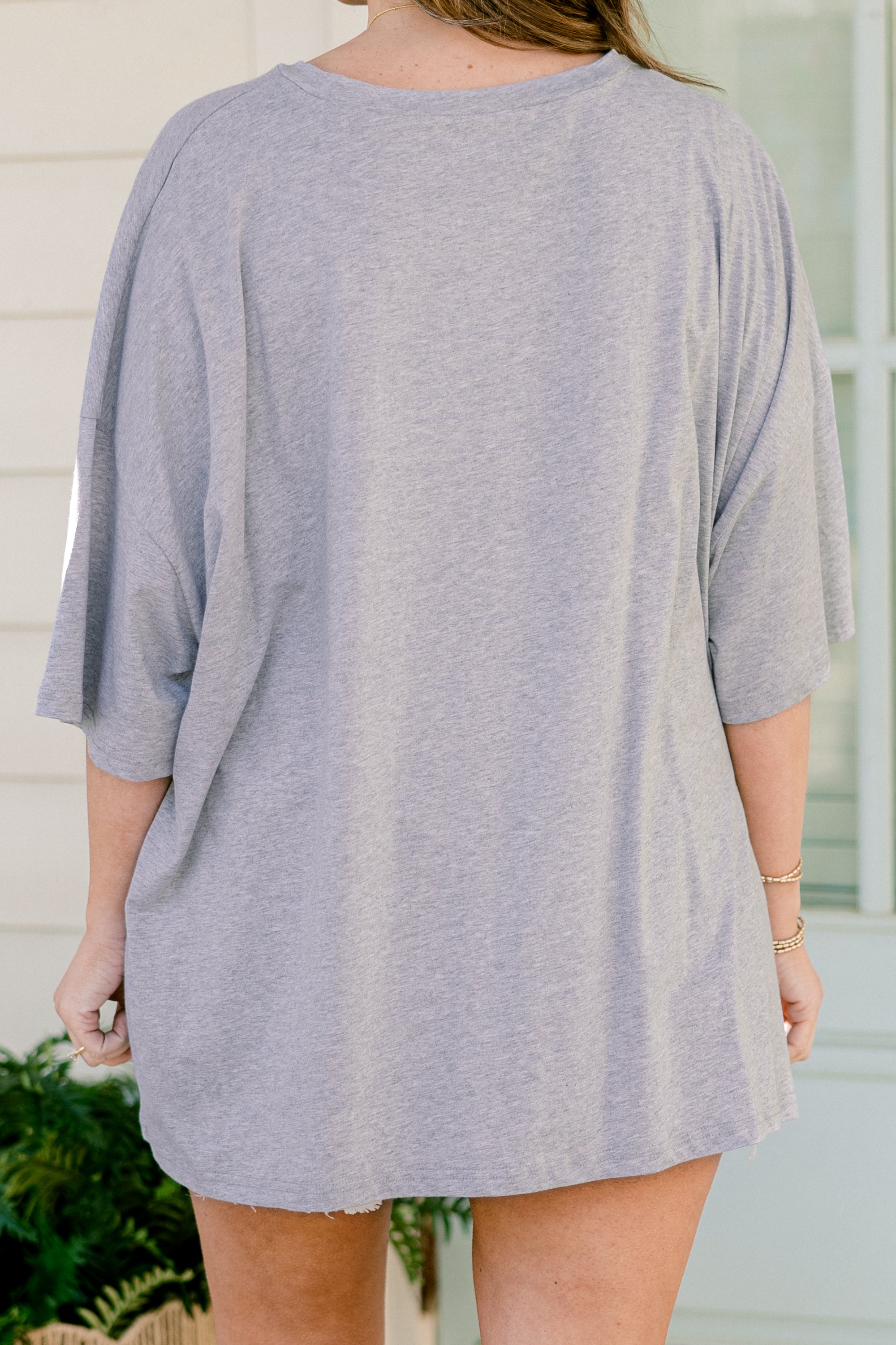  True American Spirit Boyfriend Tee, Heather Gray、mySite、justintrudeaud