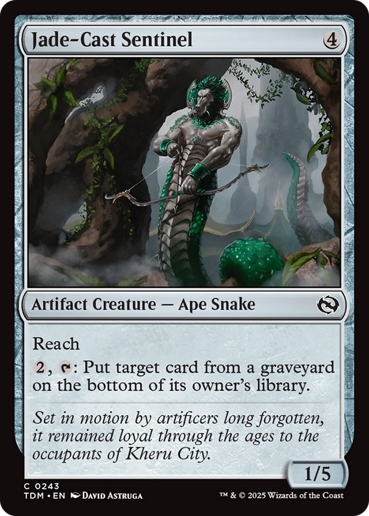 Jade-Cast Sentinel Tarkir: Dragonstorm、mySite、waistdrama