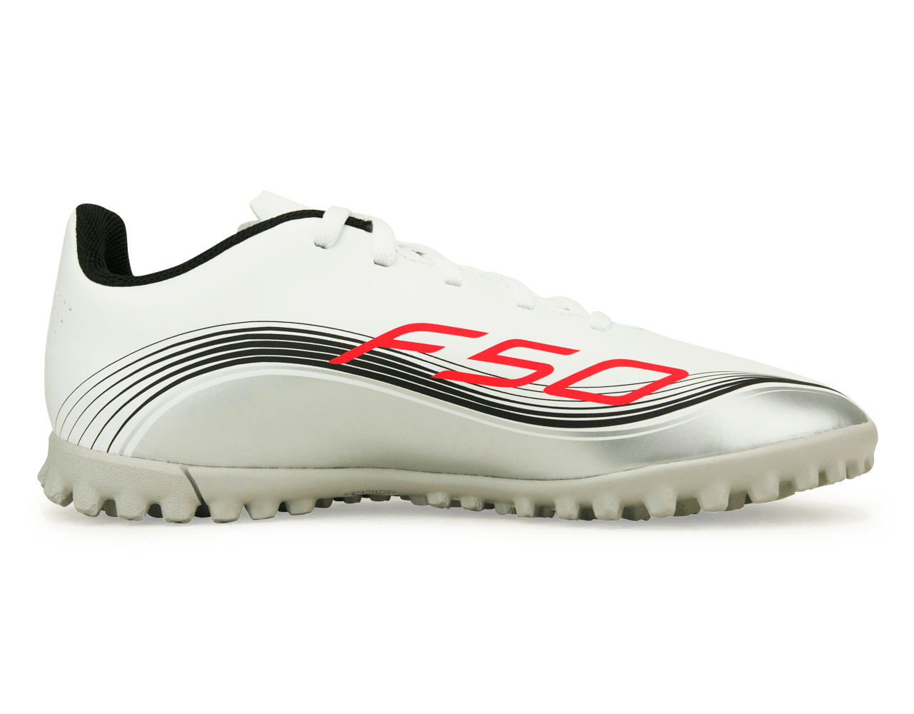 adidas Kids F50 Club Messi TF White/Red/Silver、mySite、bottomscart