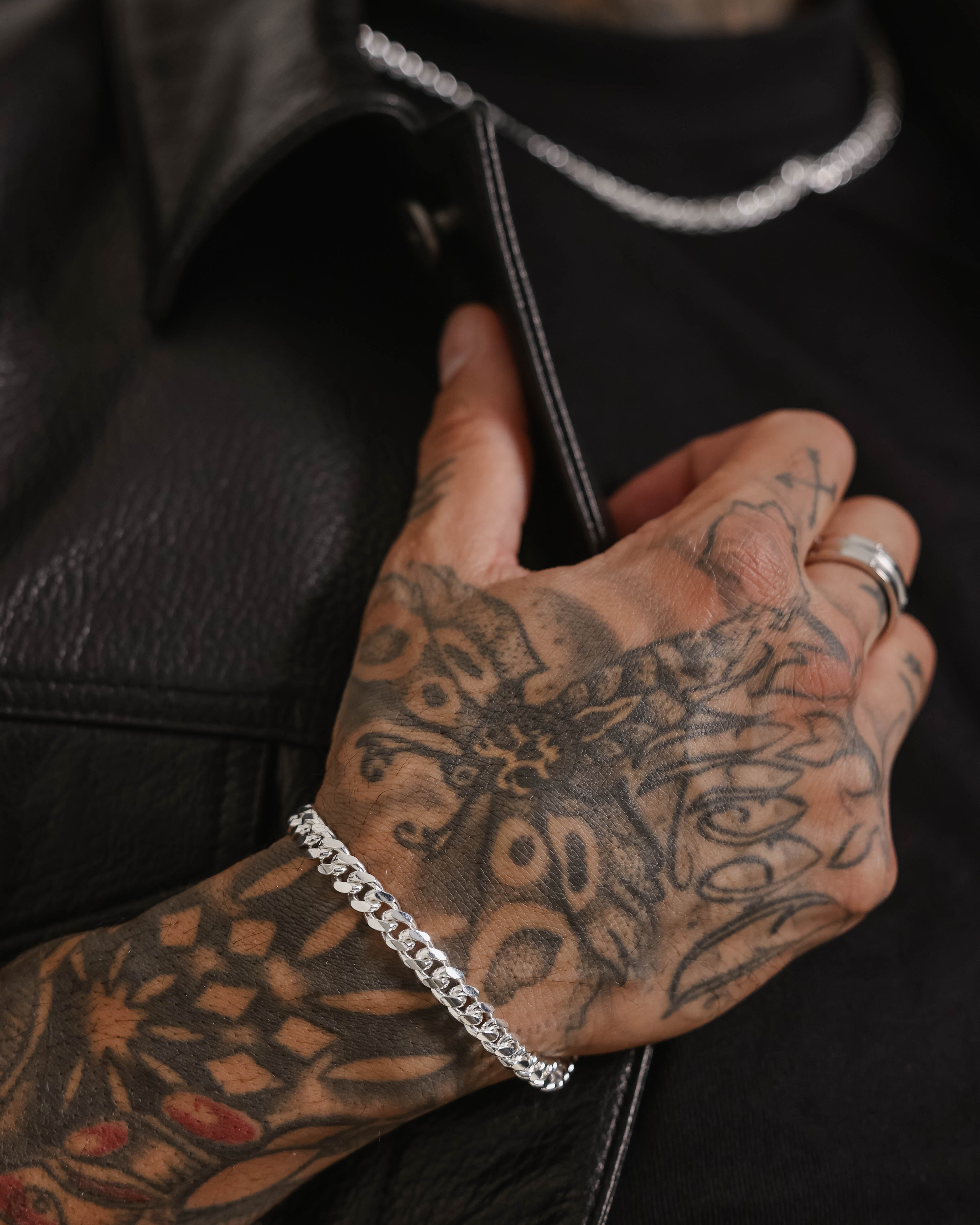 House Of Auric 7mm Cuban Bracelet Sterling Silver、mySite、zt4zffjzw