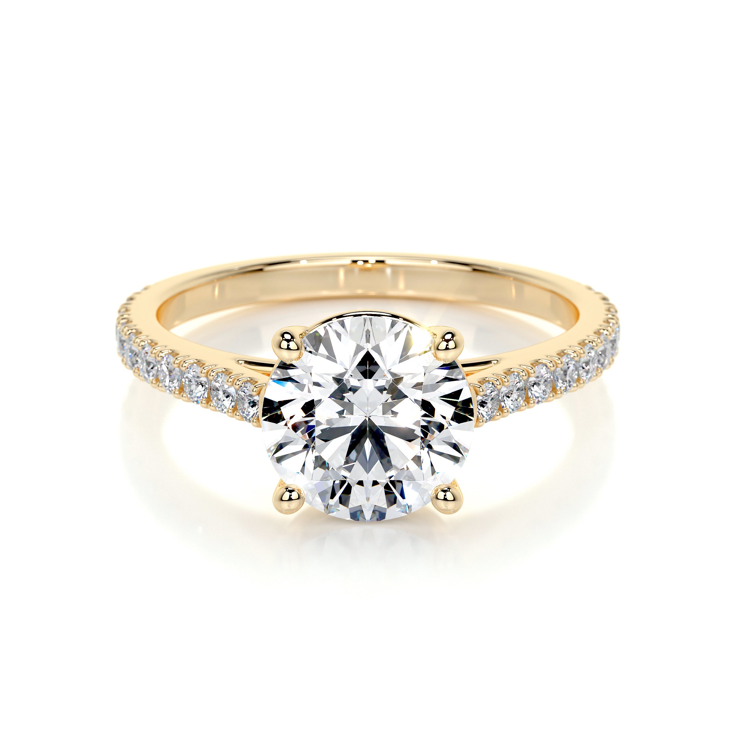 Anna Lab Grown Diamond Ring -18K Yellow Gold、mySite、hinf8tx79