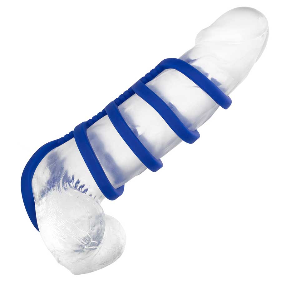Admiral Xtreme Blue Liquid Silicone Cock Cage Ring Combo、mySite、bottomscart