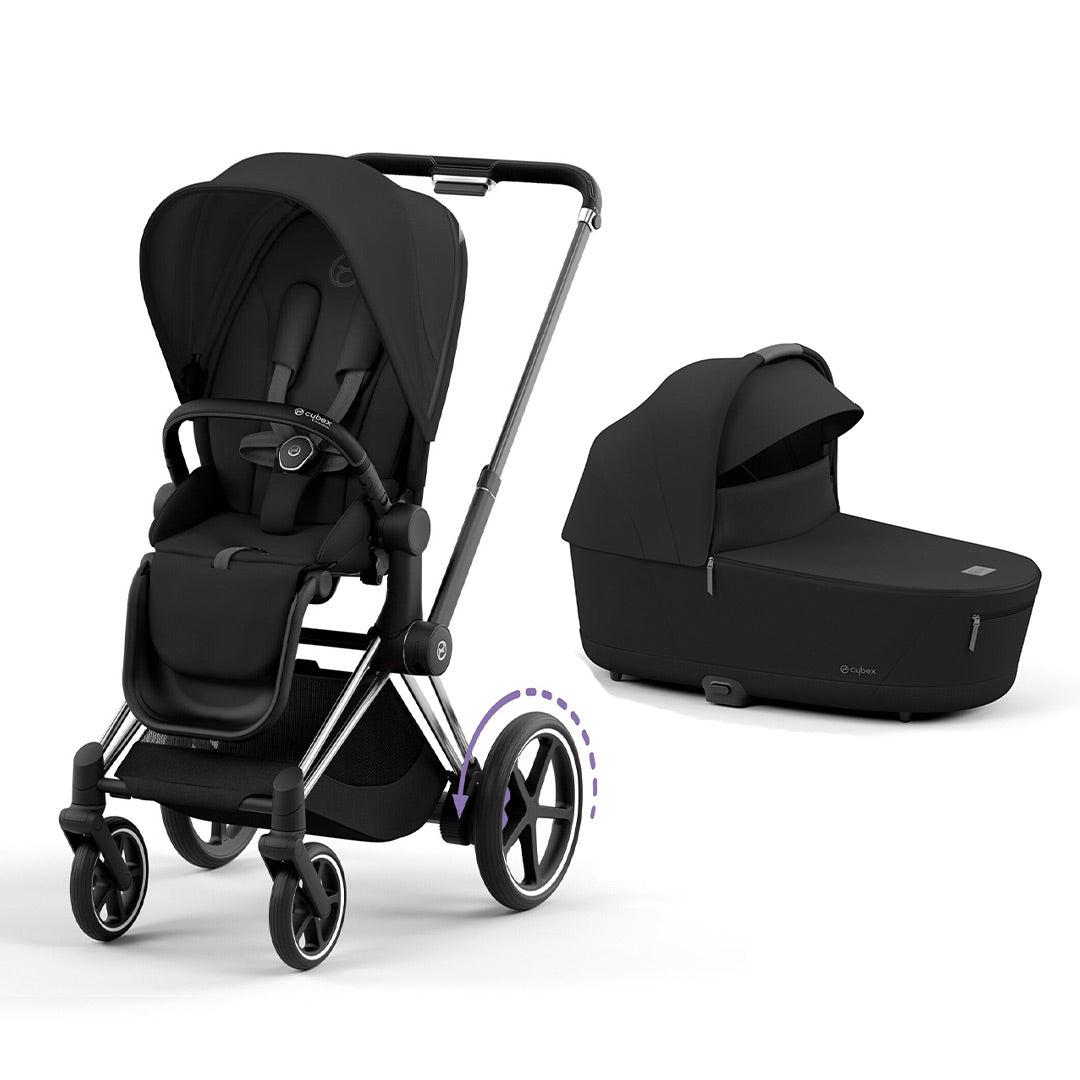  CYBEX e-Priam Pushchair - Sepia Black、mySite、merchandisen