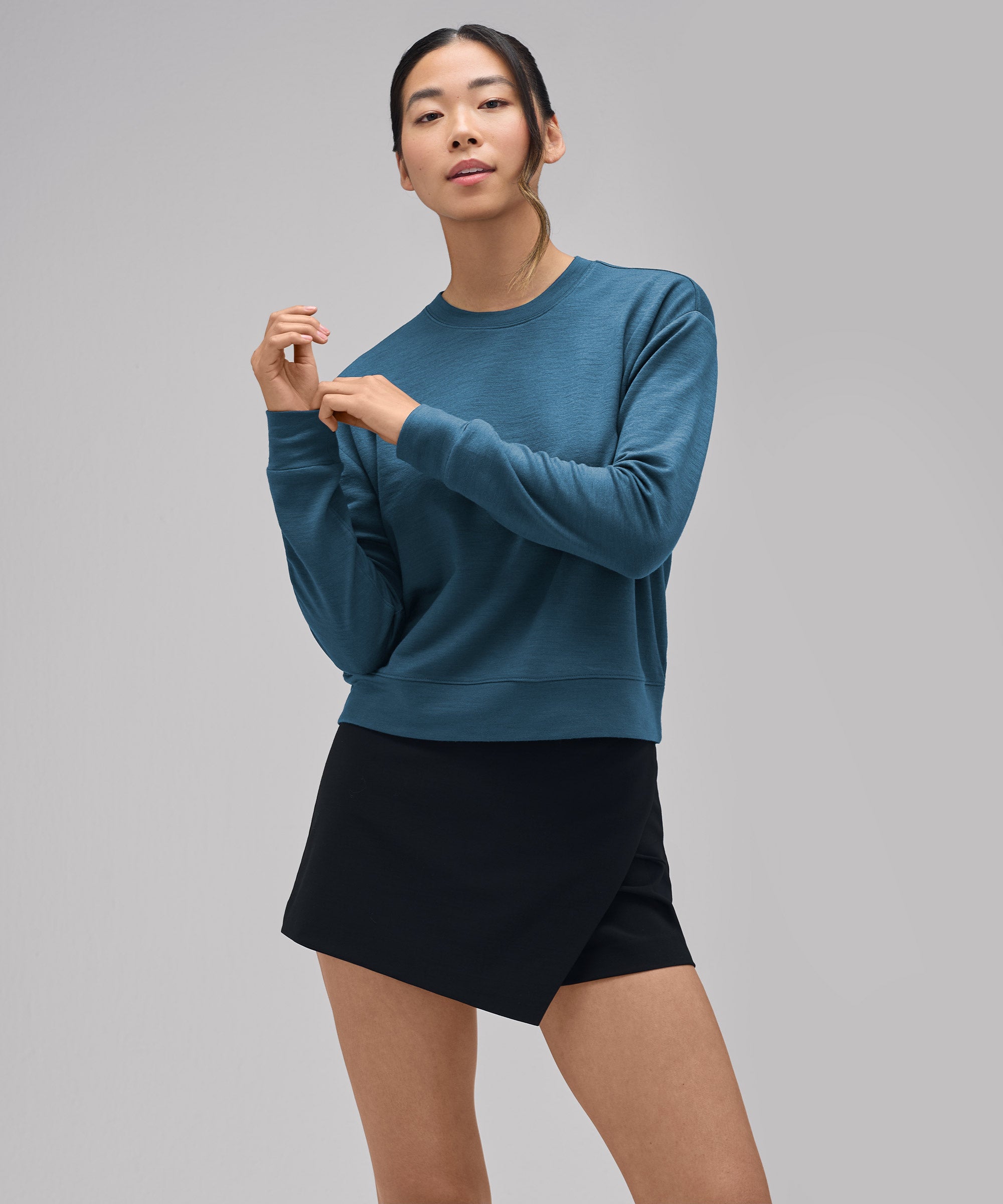 Women's Merino Boxy Sweatshirt、mySite、noshort