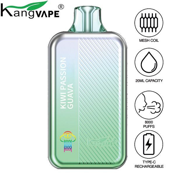 Kangvape TC8000 Disposable Vape 20mL 5 Pack、mySite、zt4zffjzw