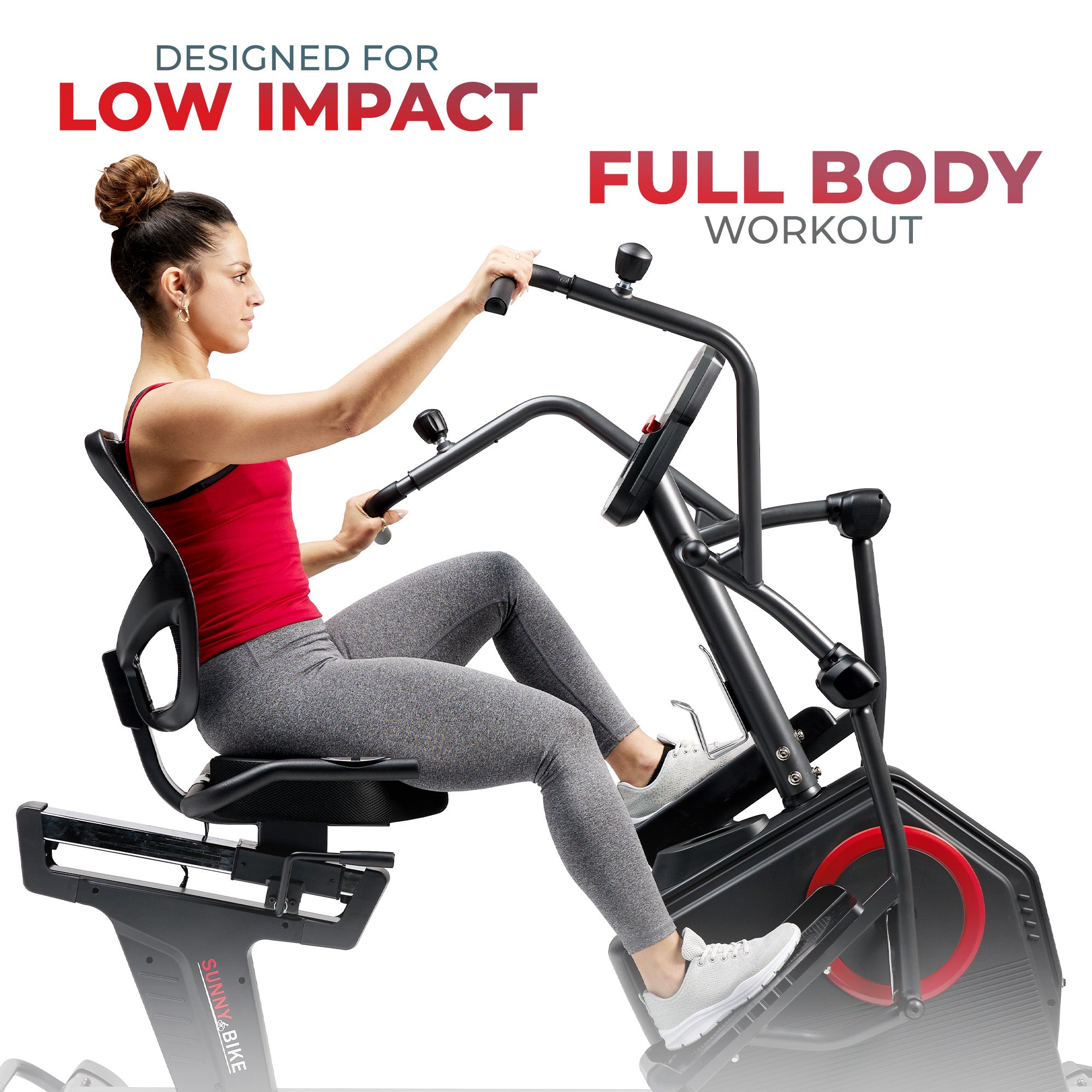  Premium Smart Programmable Electro-Magnetic Resistance Recumbent Elliptical Cross Trainer、mySite、ghnorth