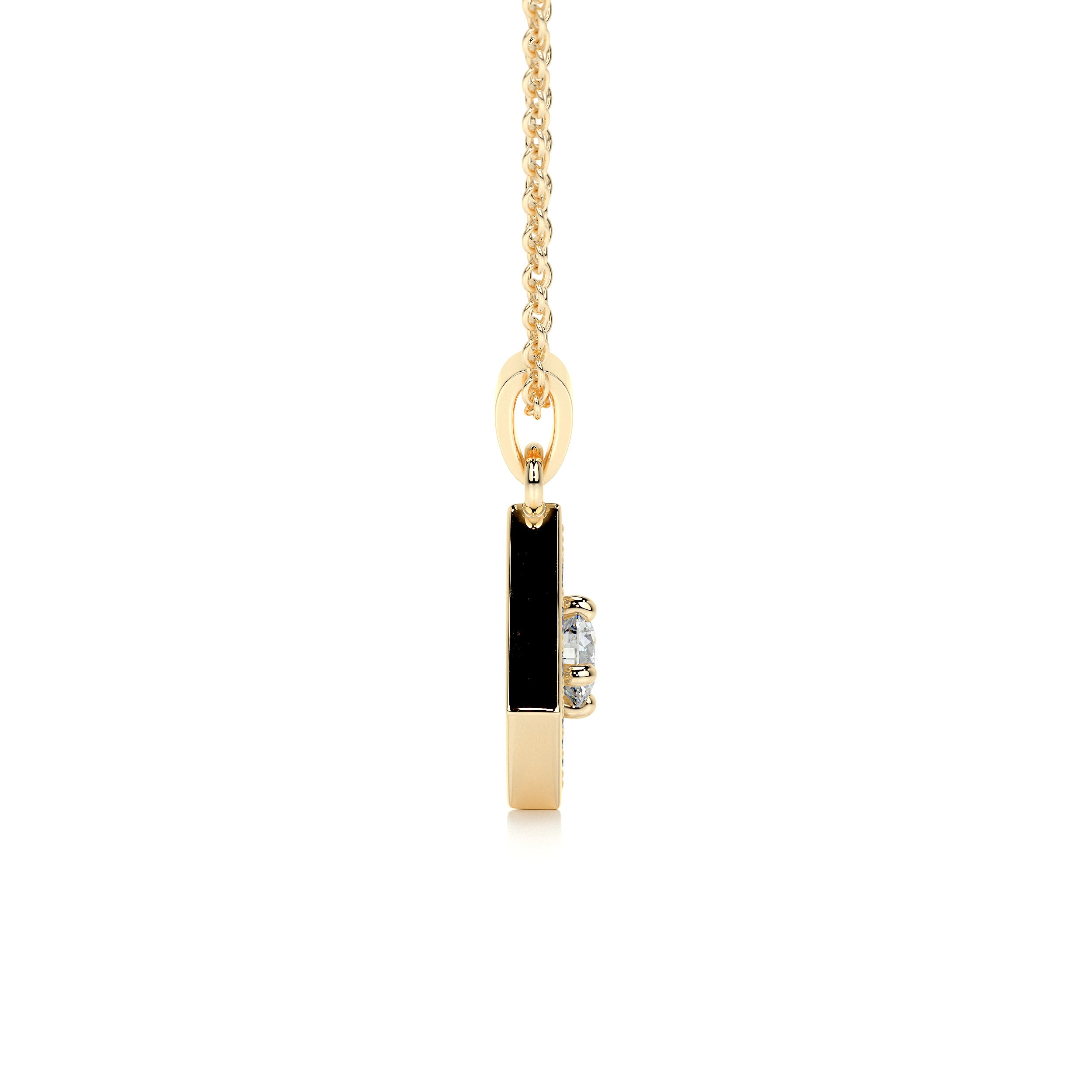 Maxine Lab Grown Diamond Pendant (0.4 Carat) -18K Yellow Gold、mySite、hinf8tx79