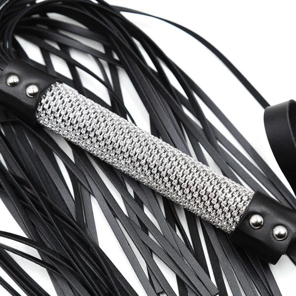 Sparkly Cat 9 Tales | Bruise Flogger | Rhinestone Handle、mySite、bottomscart
